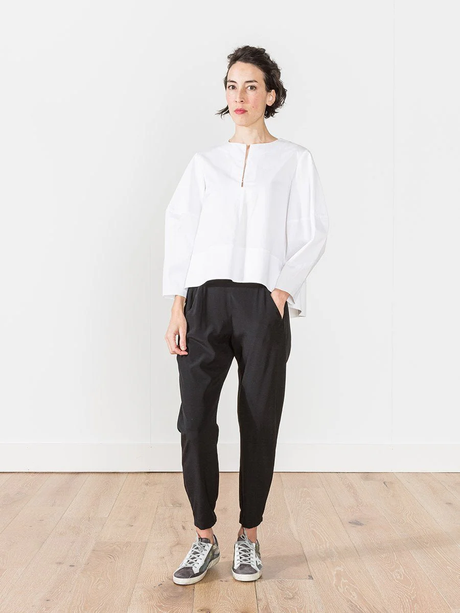 zip front top - white - Image 2