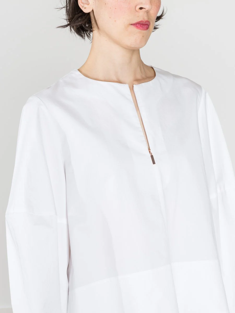 zip front top - white - Image 6