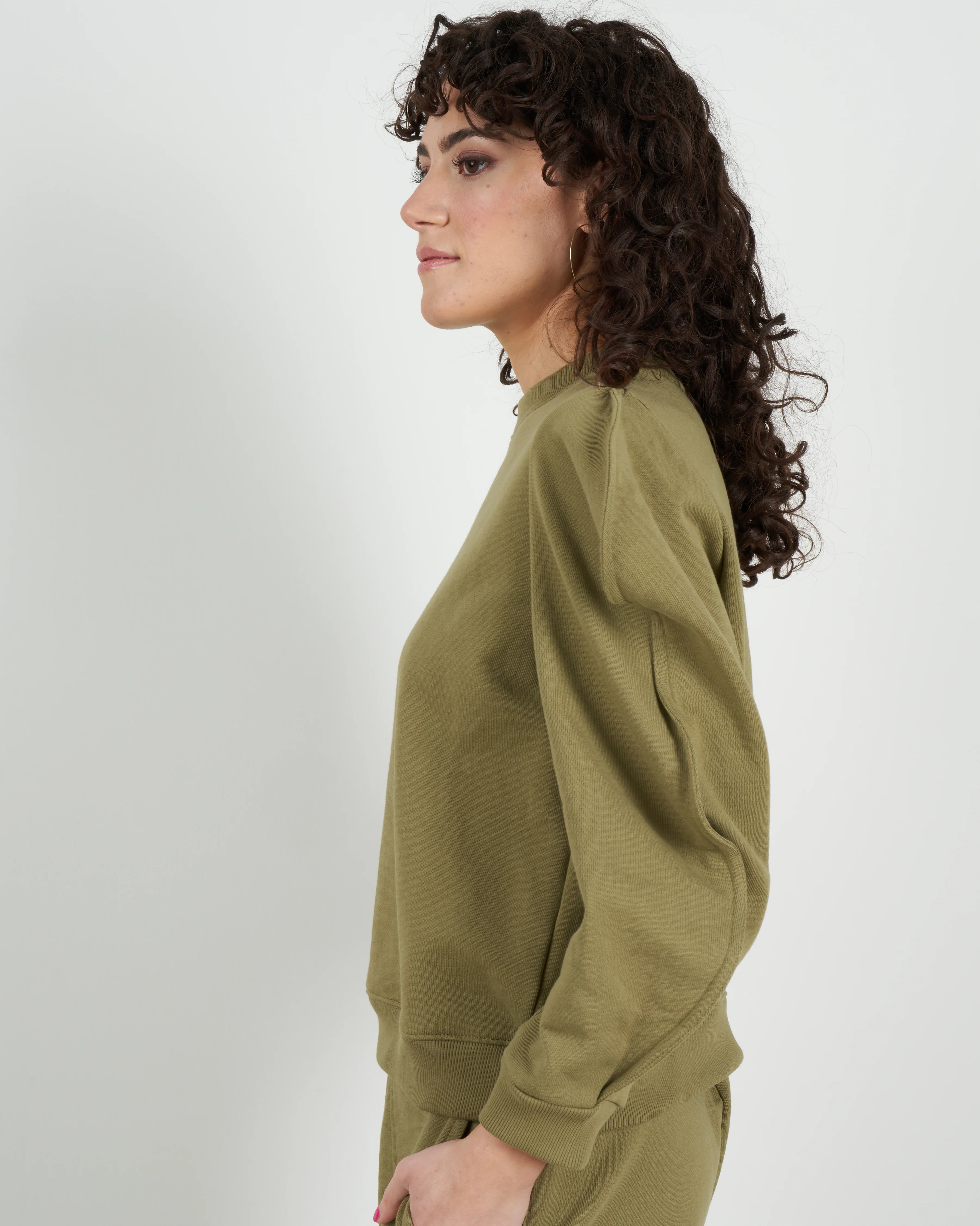 scallop sweatshirt - moss moss - Image 2