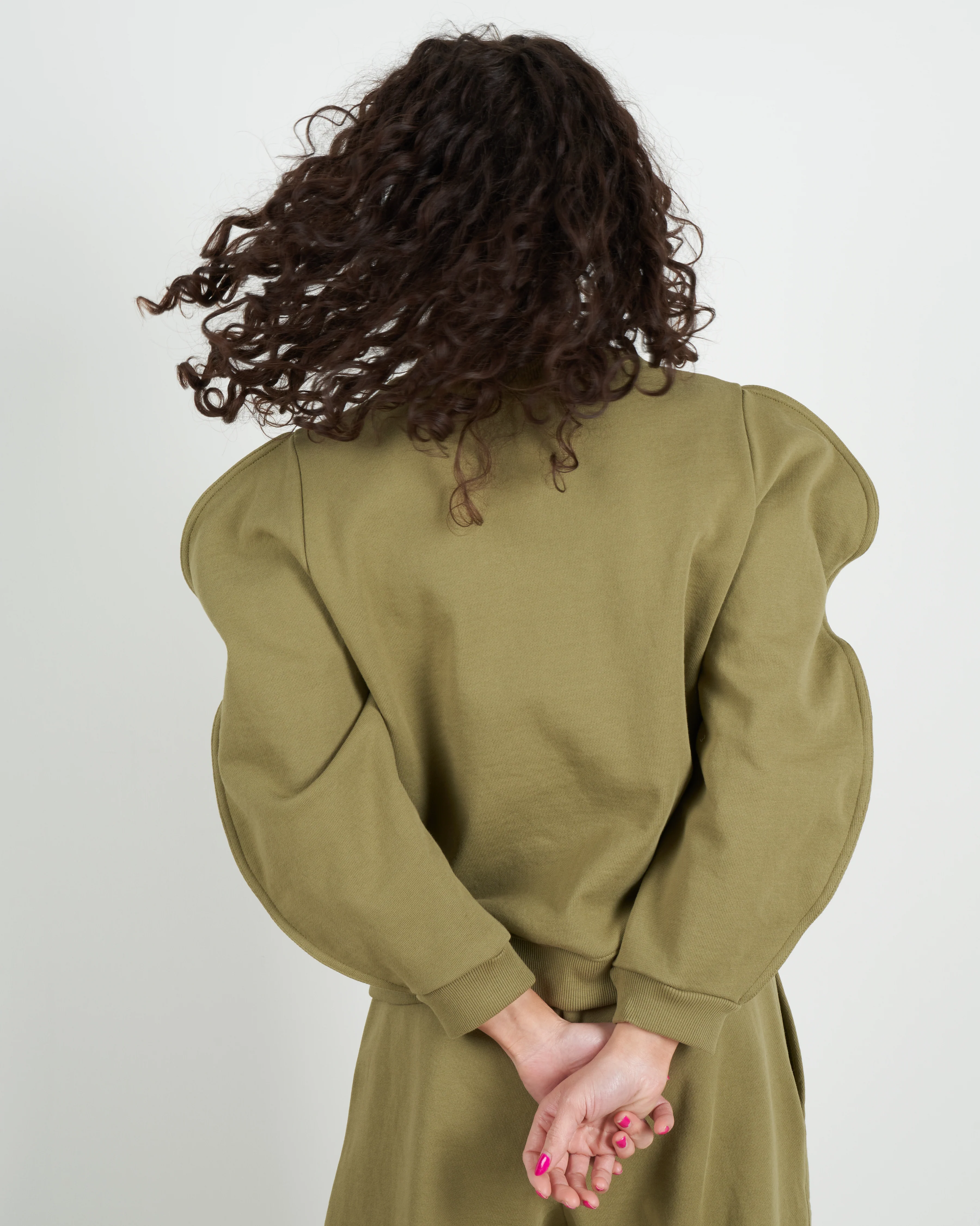scallop sweatshirt - moss moss - Image 3