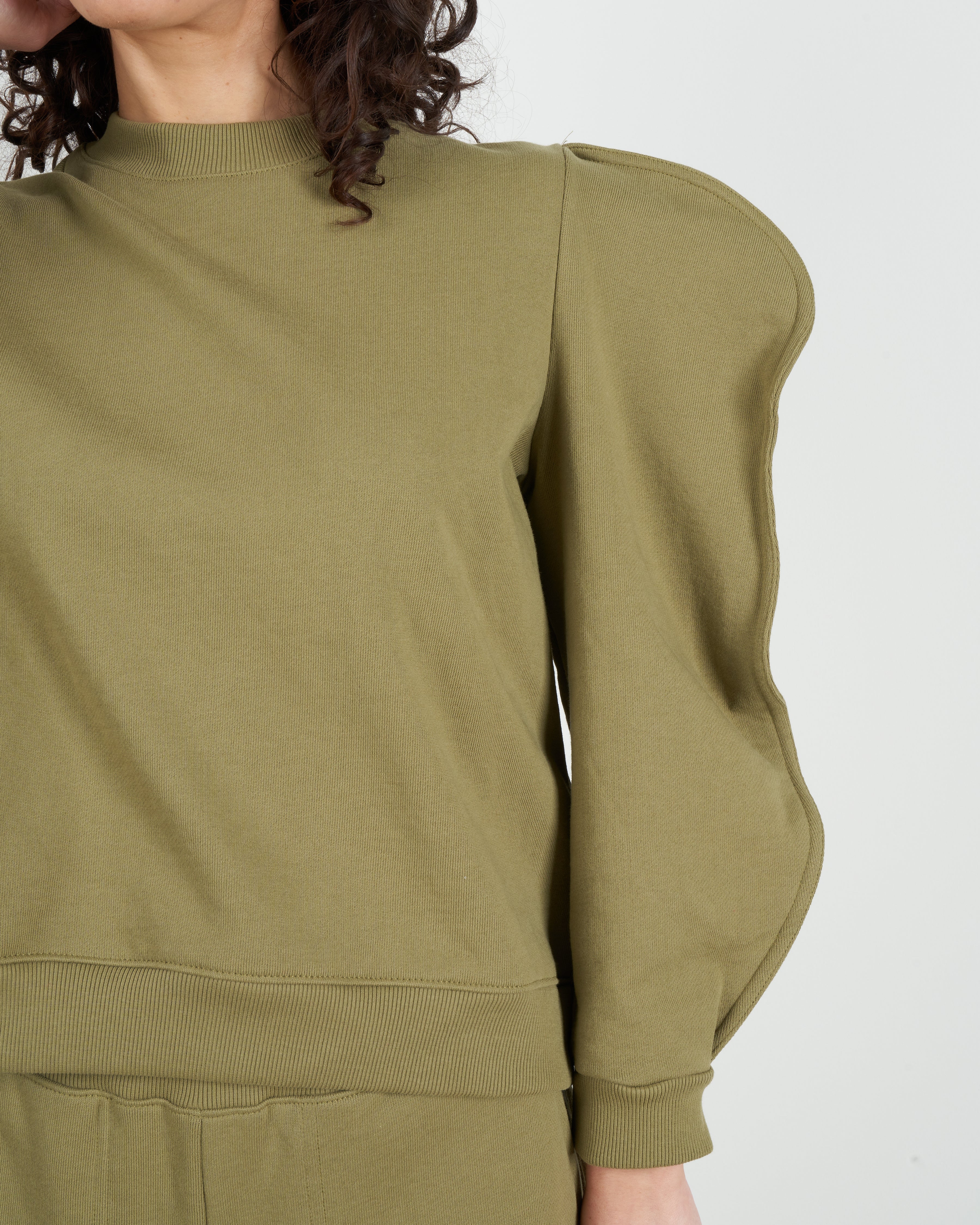 scallop sweatshirt - moss moss - Image 5