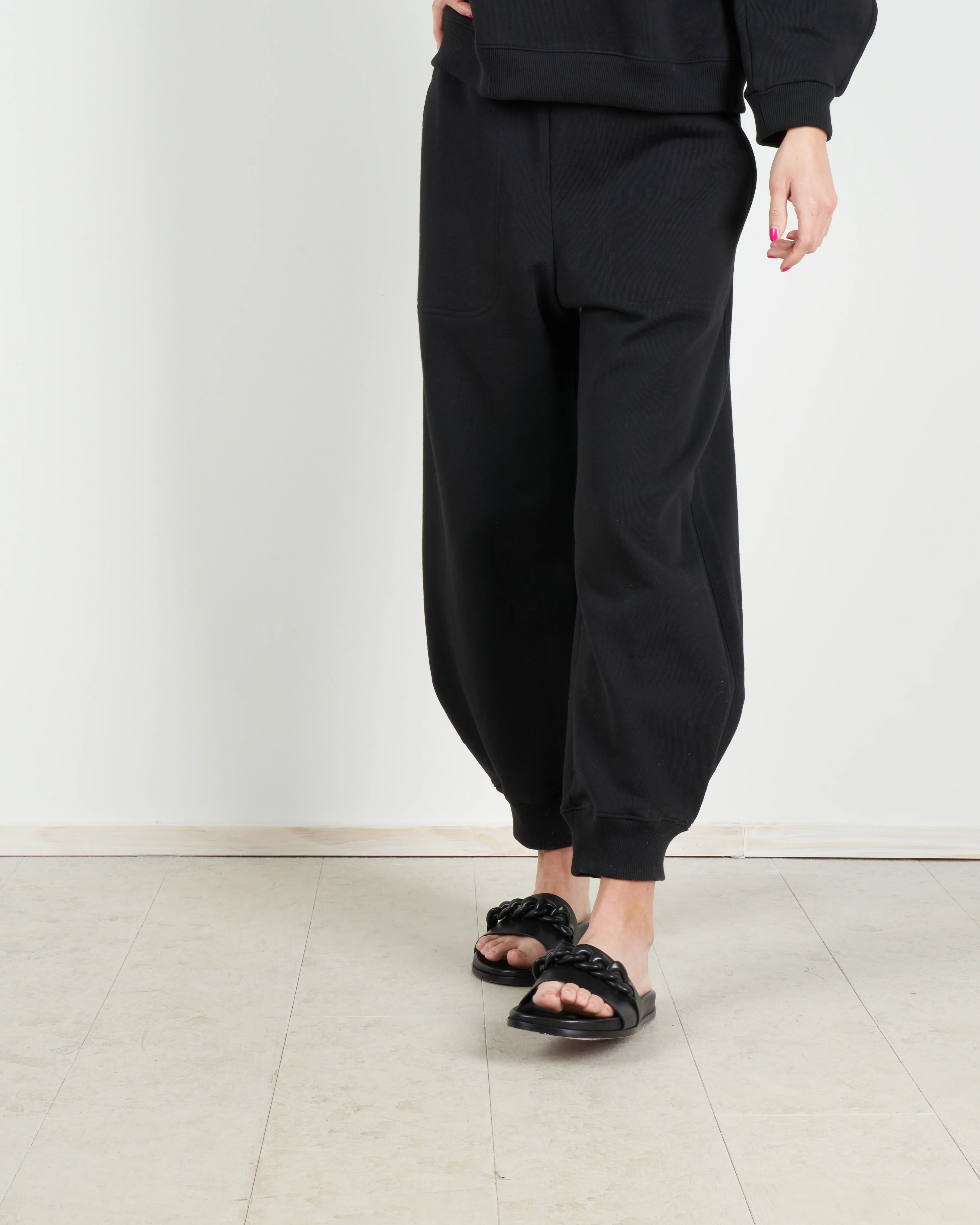 sculpted sweatpant - black - Image 2