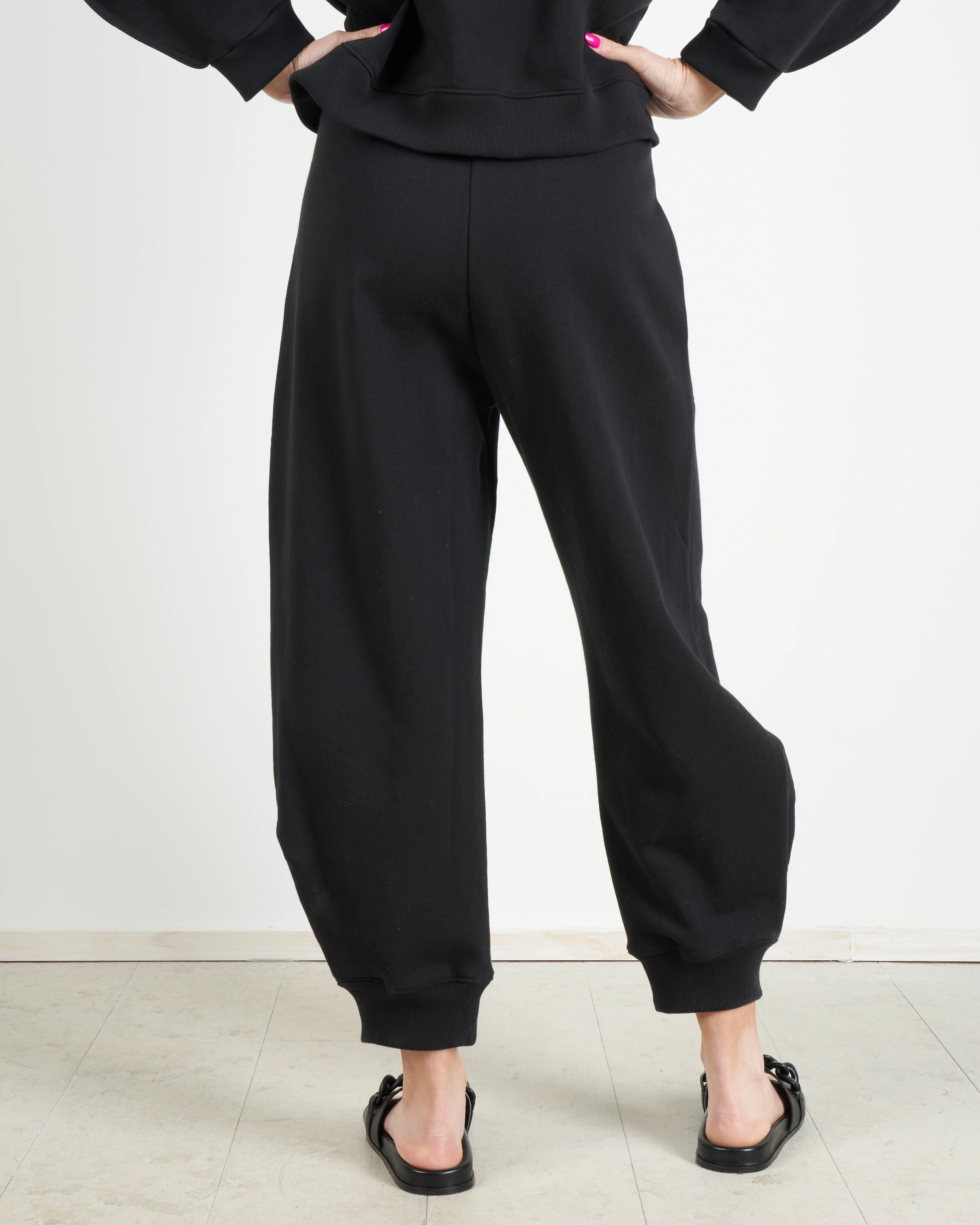sculpted sweatpant - black - Image 3