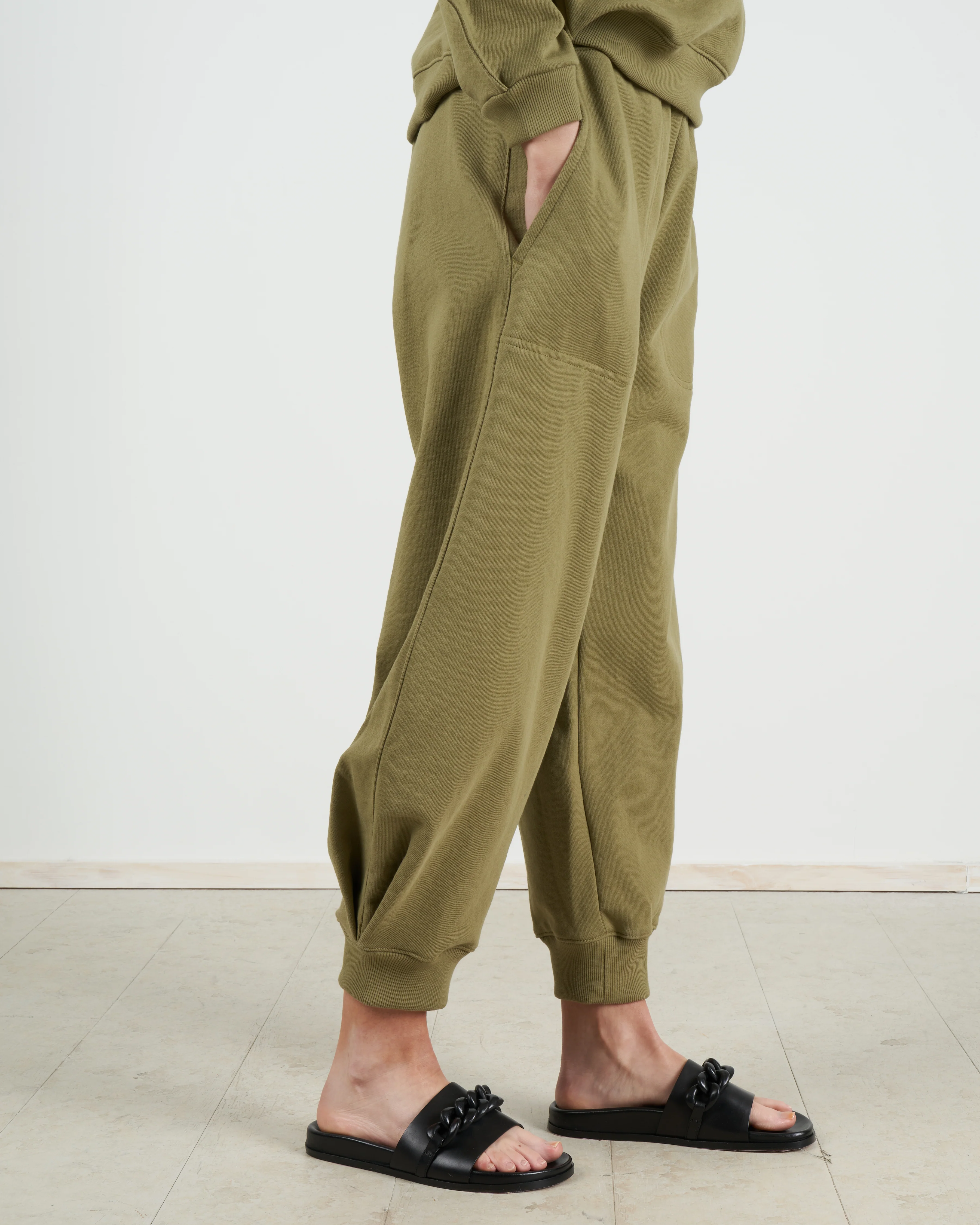sculpted sweatpant - moss - Image 2