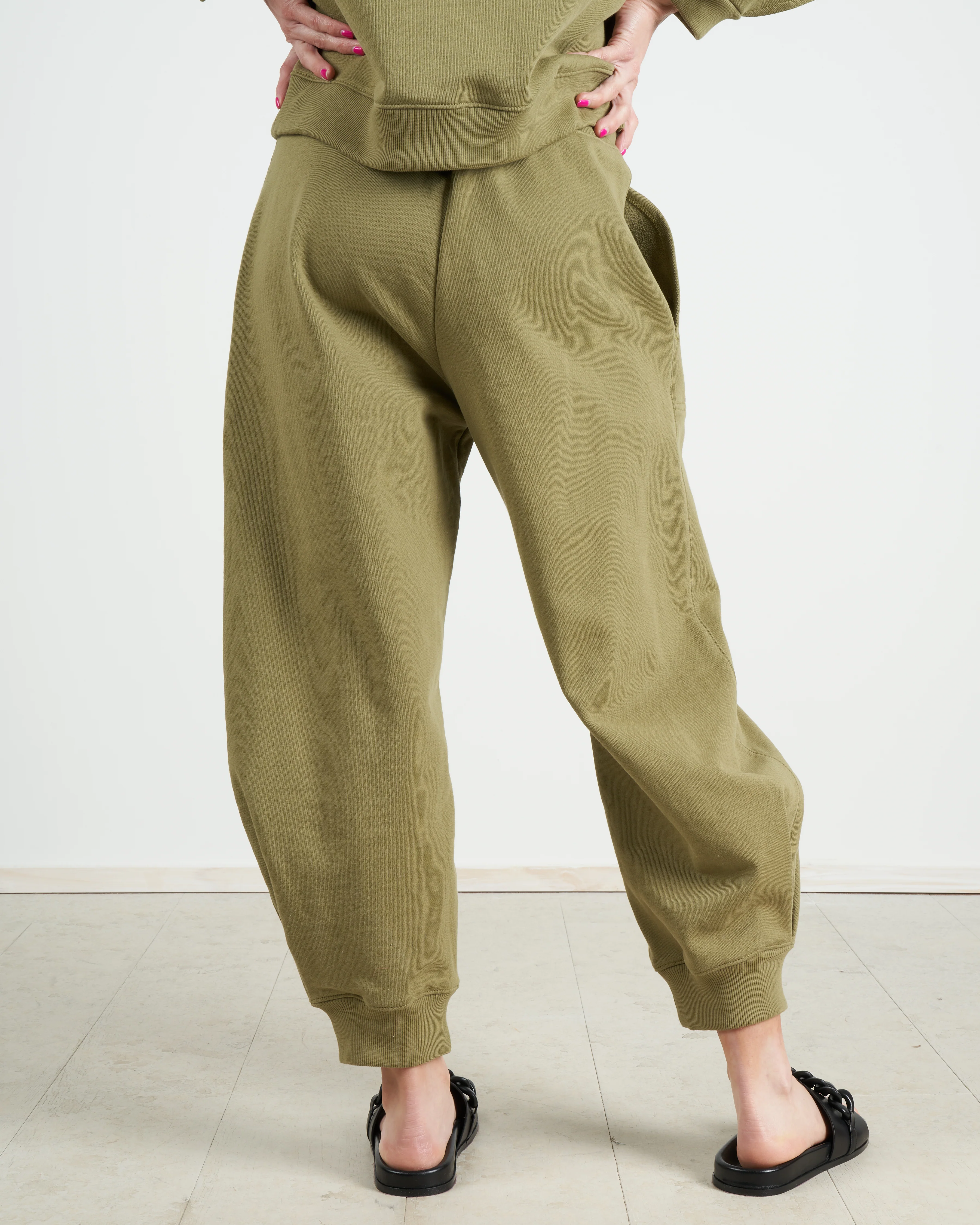 sculpted sweatpant - moss - Image 3