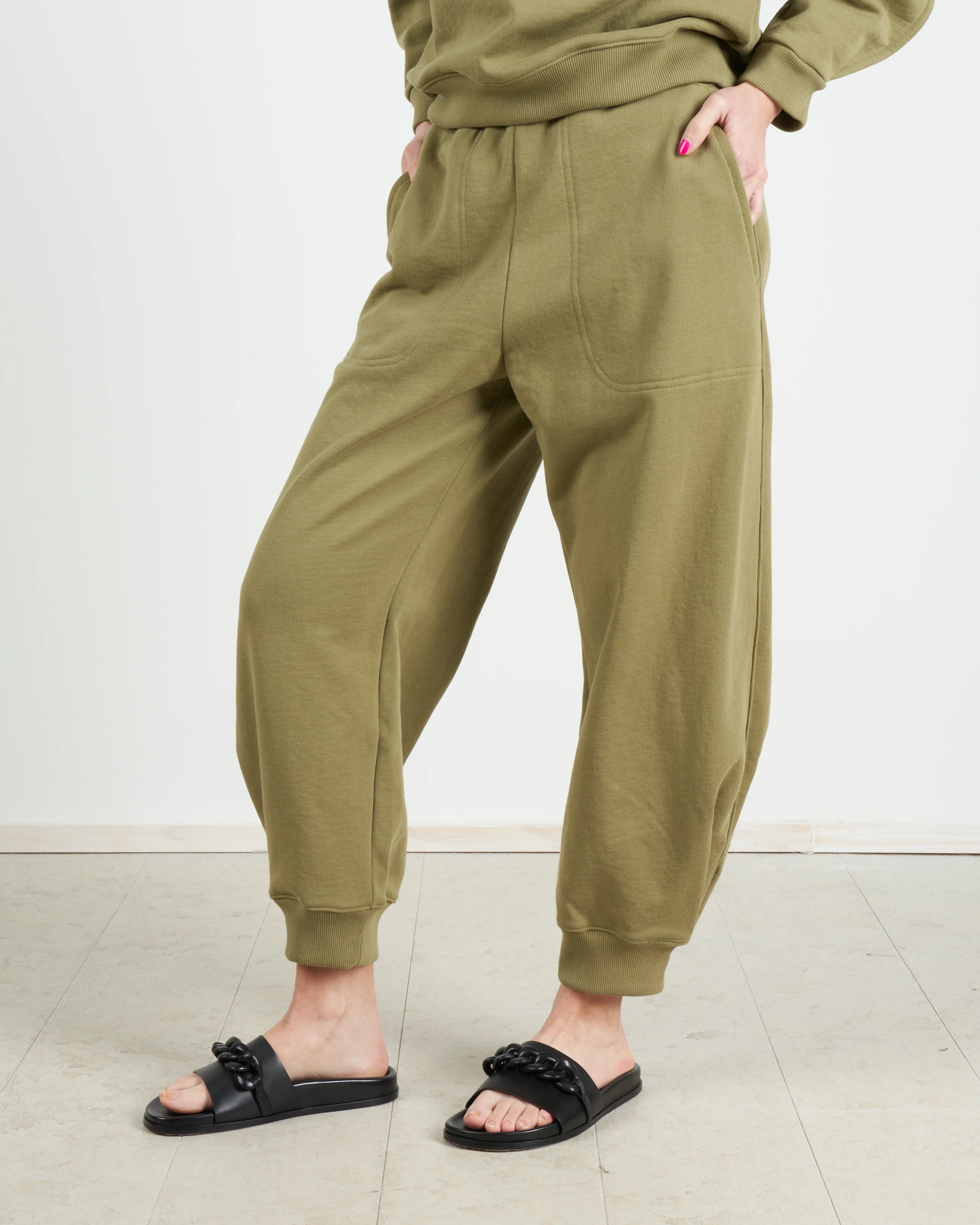 sculpted sweatpant - moss - Image 4