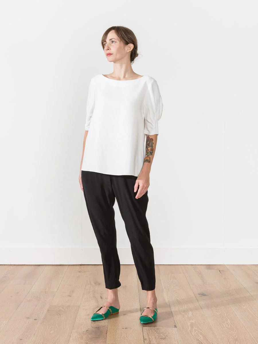 shirred top