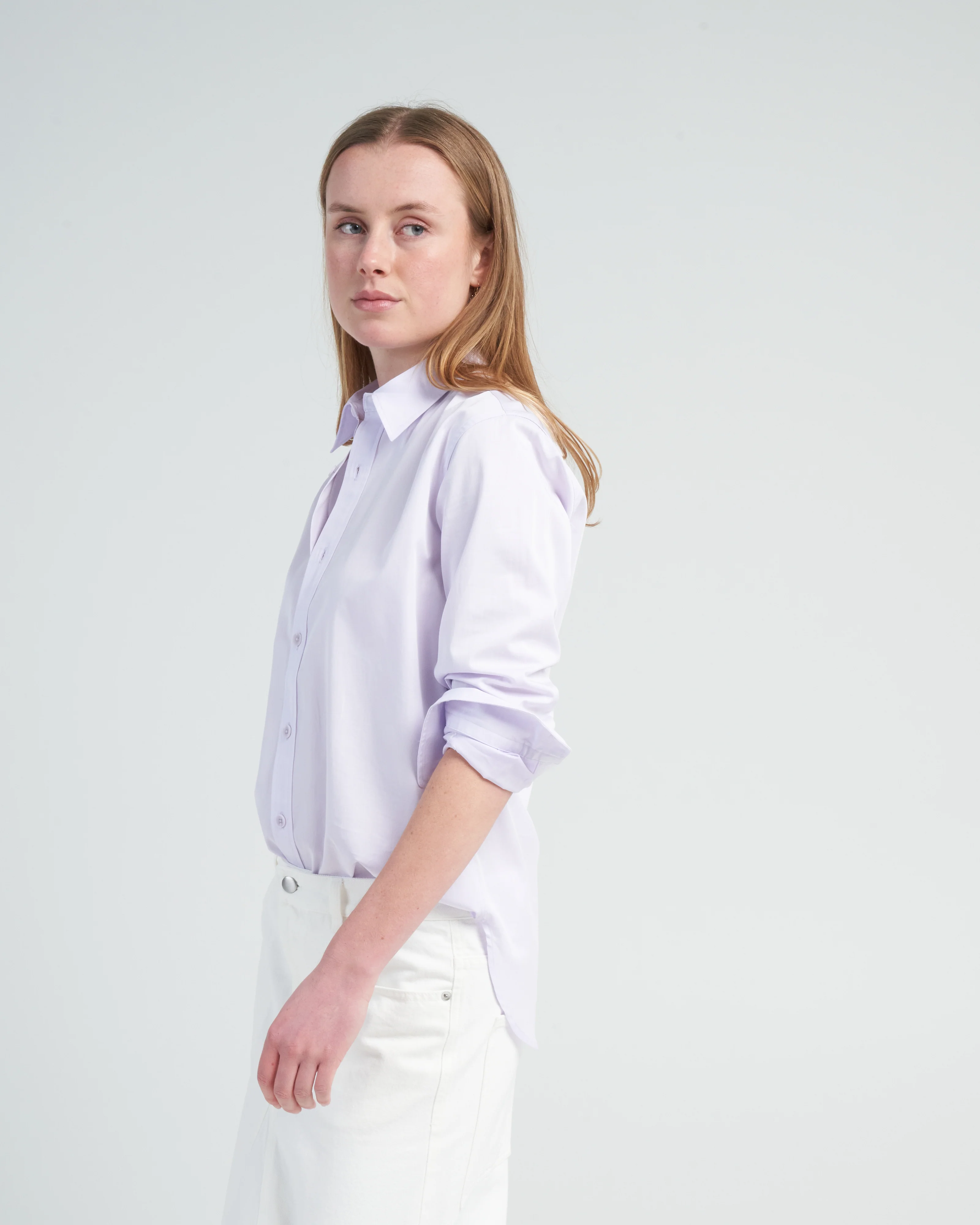 shirting charlie mens slim shirt - lavender - Image 4