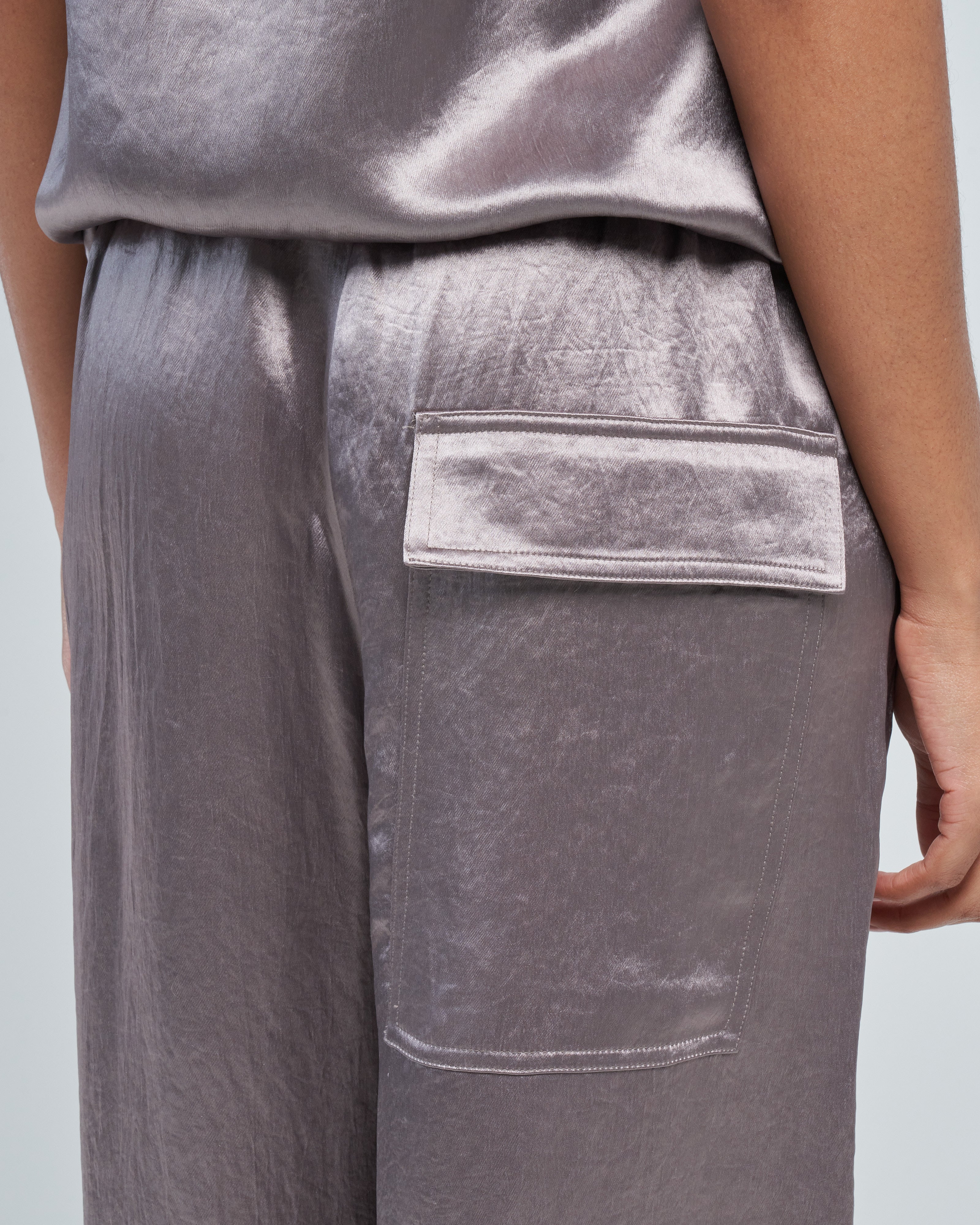 sion satin wide leg pullon pant - Image 5