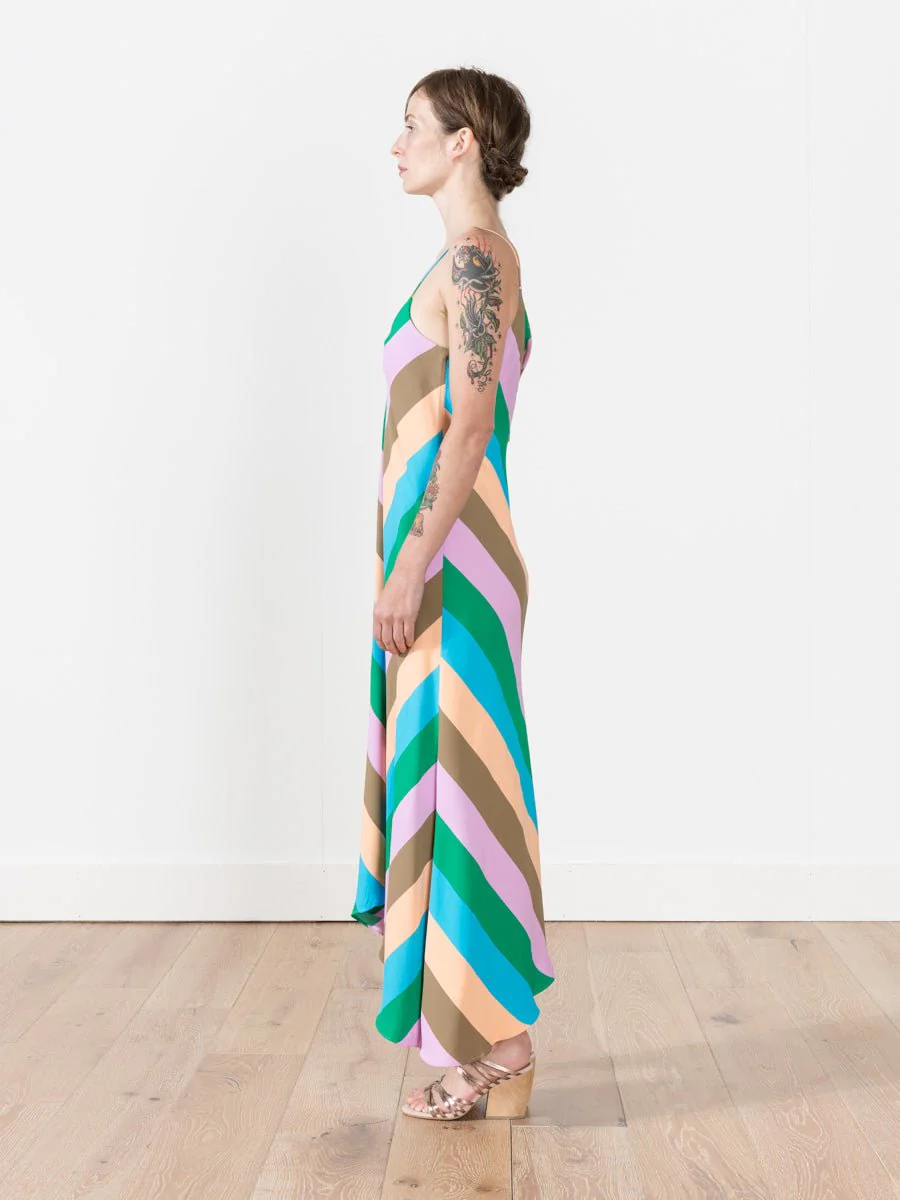 striped slip dress - Image 2