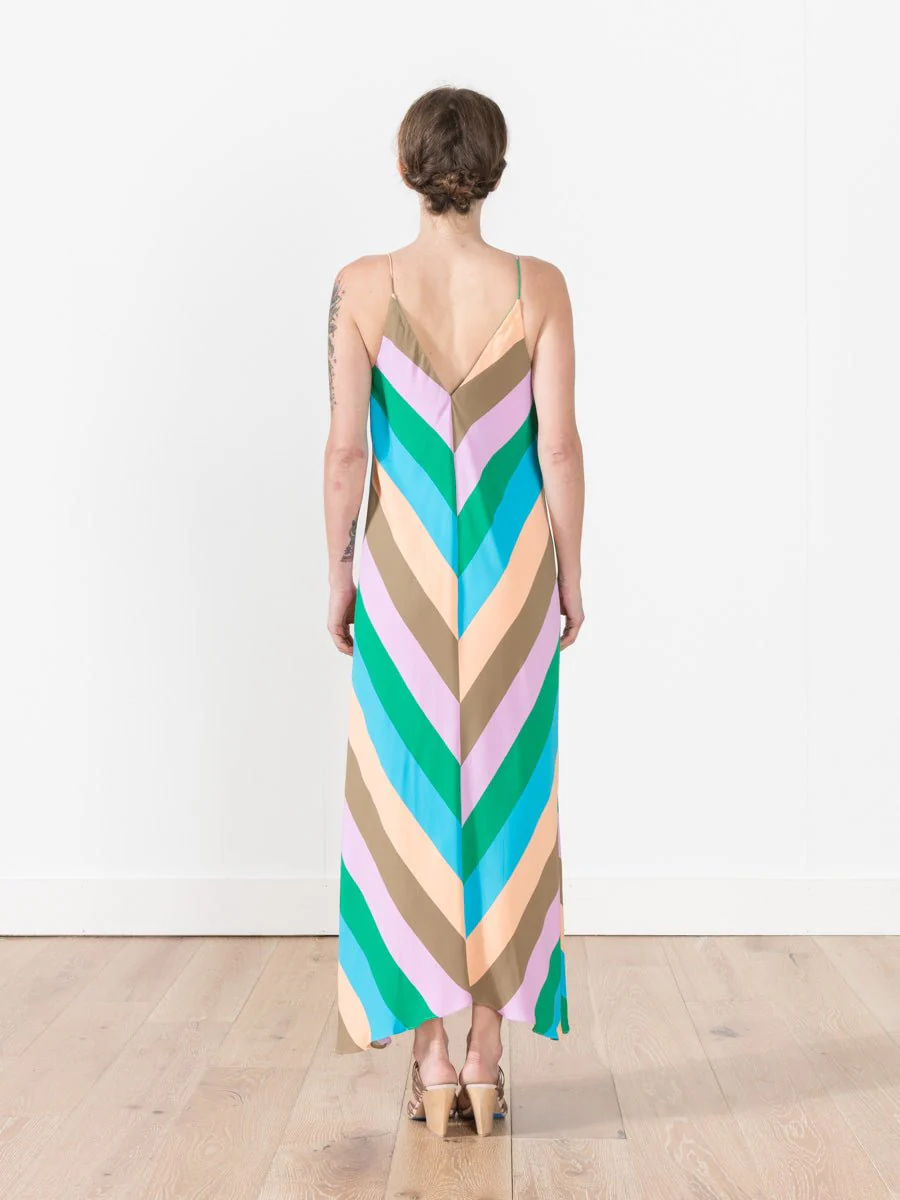 striped slip dress - Image 3