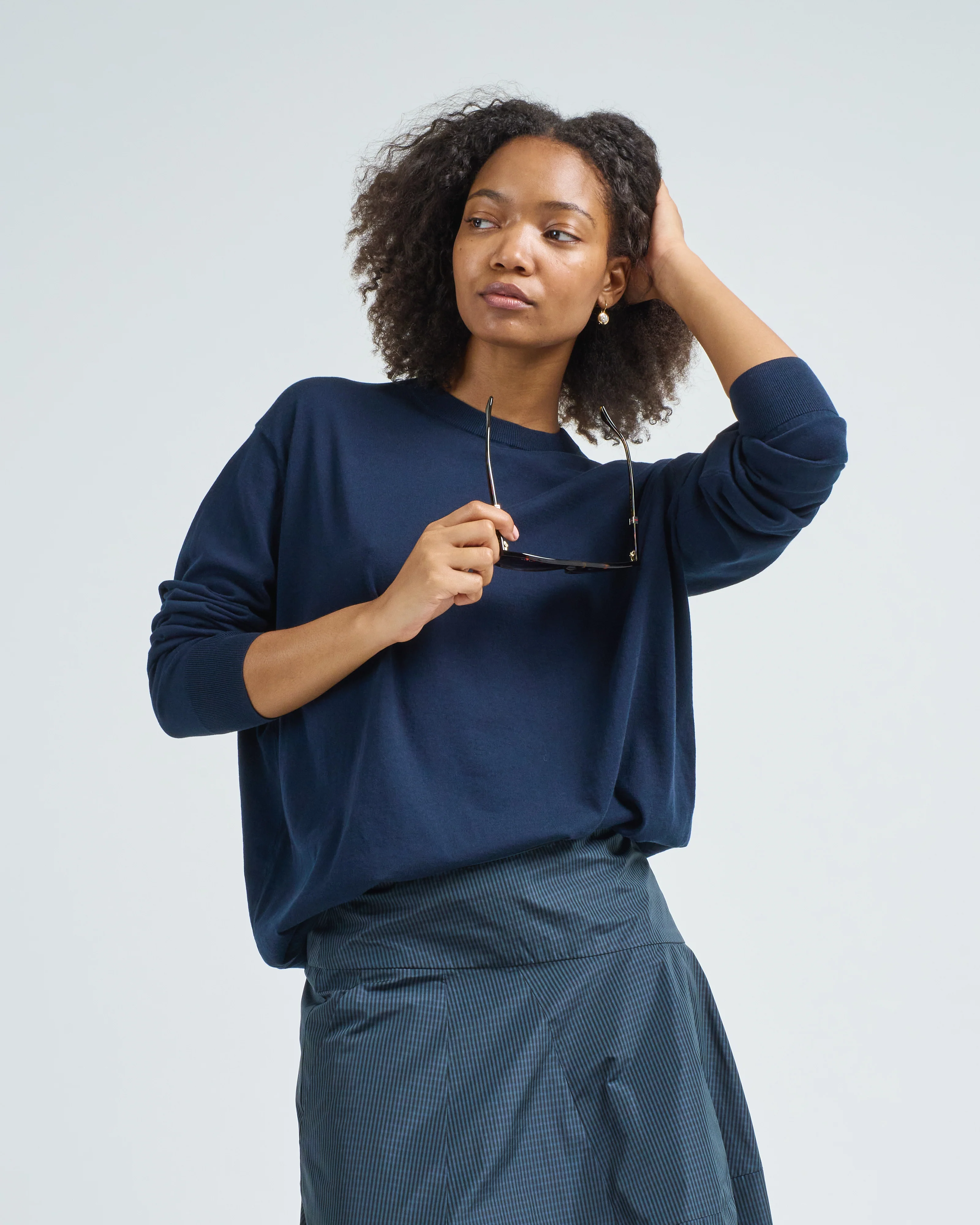 super fine gauge perfect men's pullover