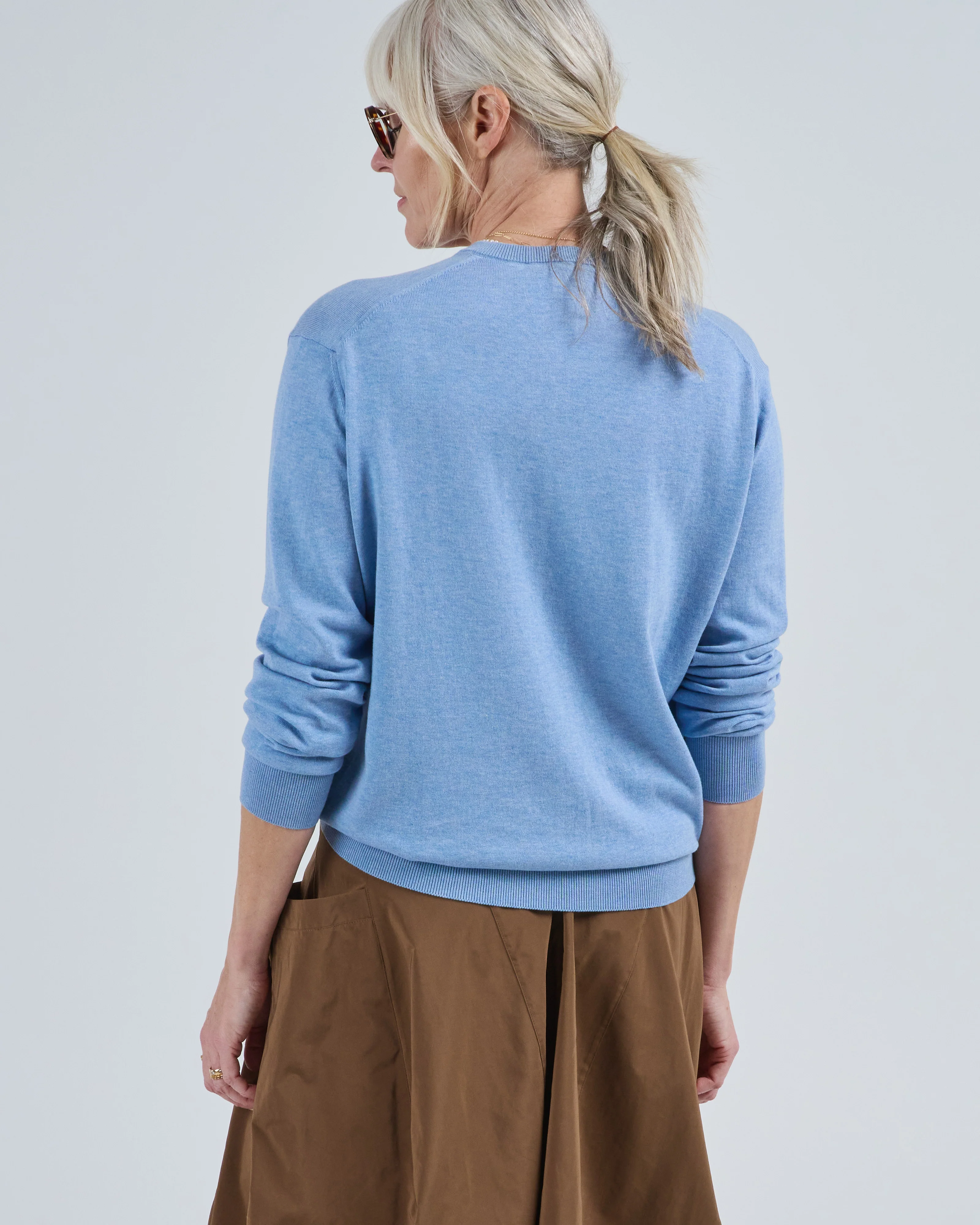 super fine gauge perfect v neck mens pullover - Image 5