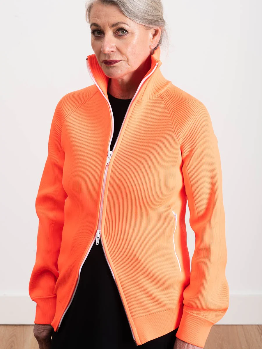 track zip cardigan - Image 2