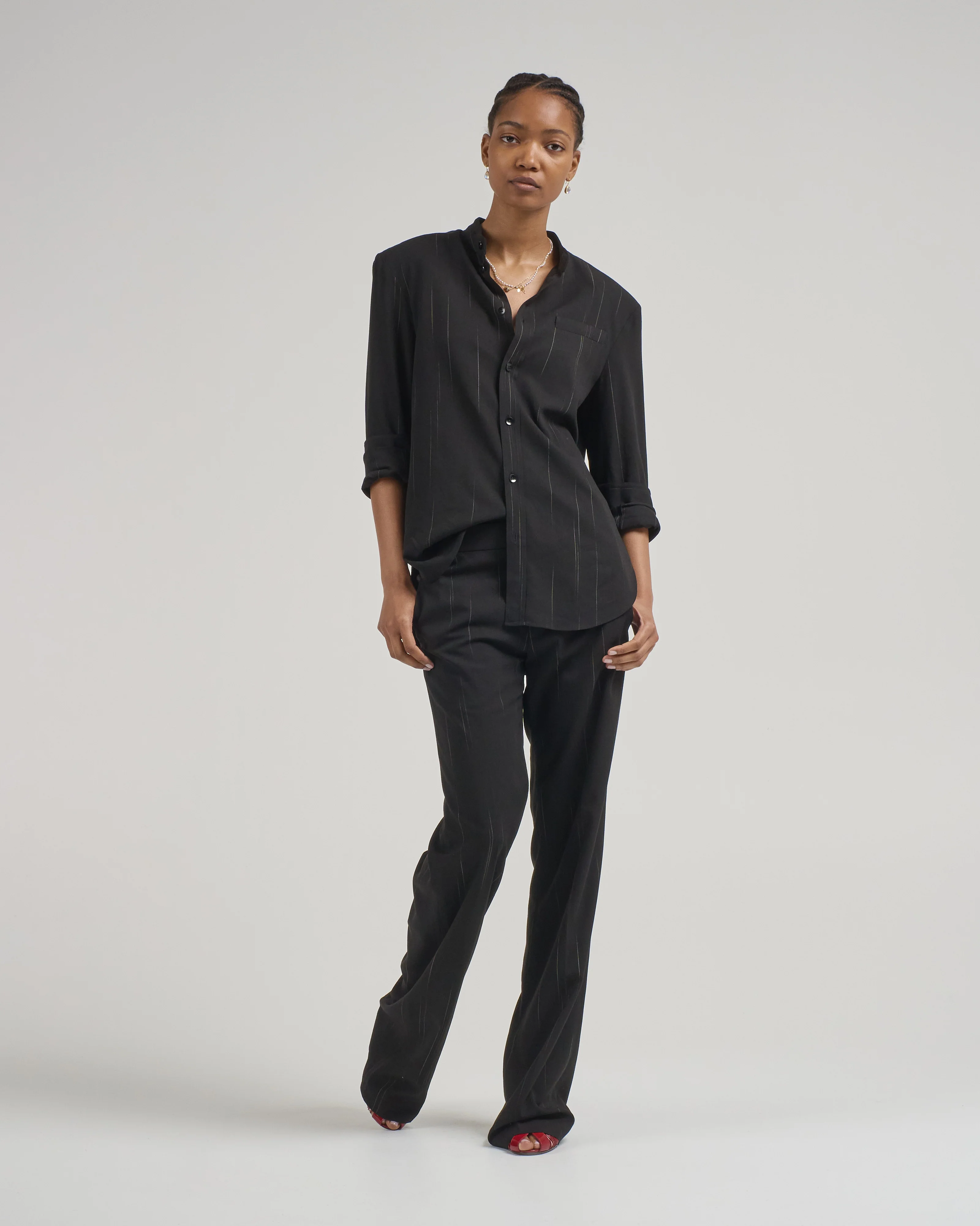 viscose suiting isaac pant - Image 5