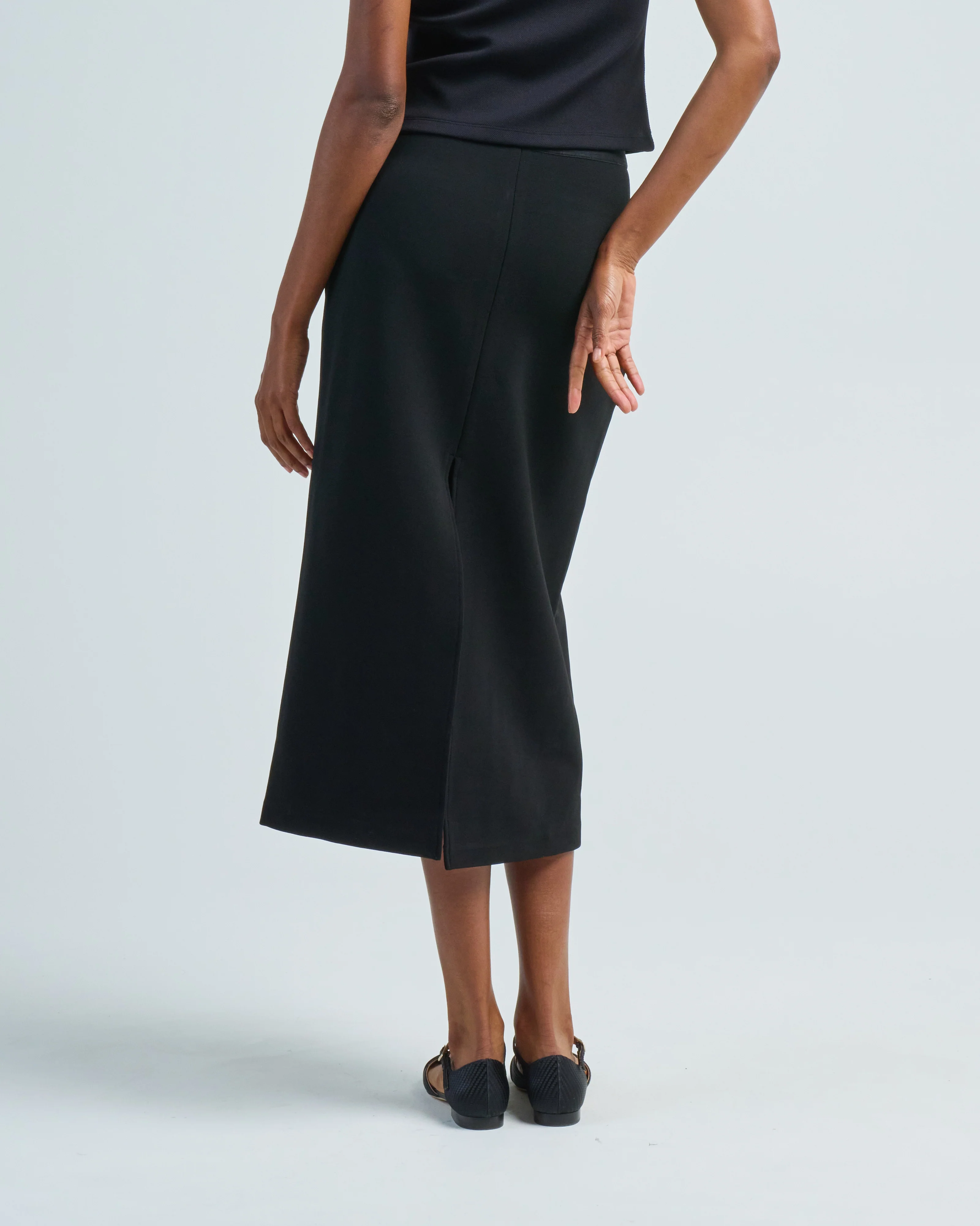 wren crepe knit midi skirt - Image 2
