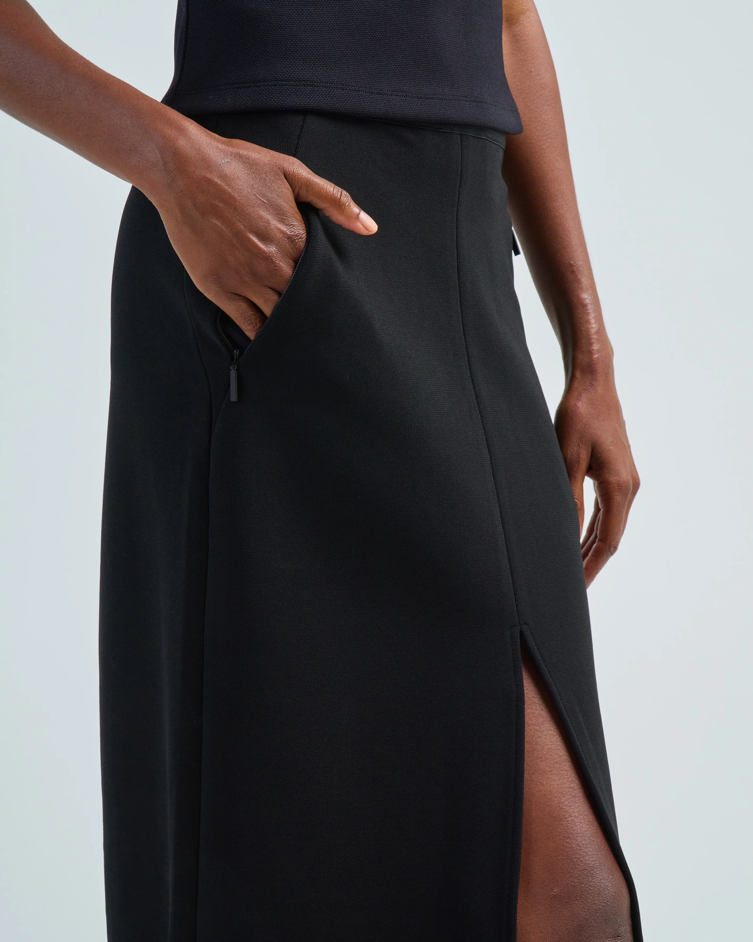 wren crepe knit midi skirt - Image 4