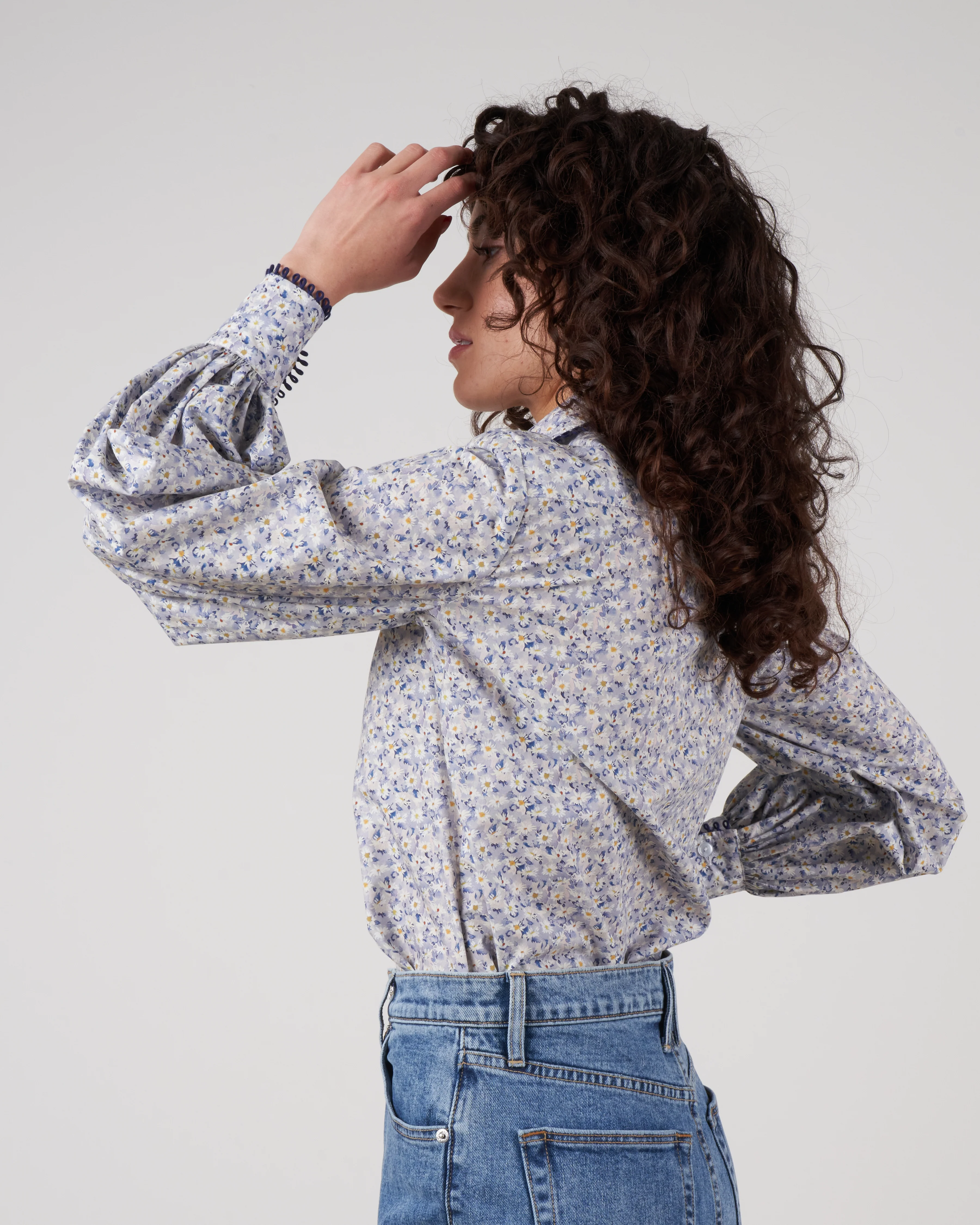 bridger top with loop trim - simones song sky - Image 2