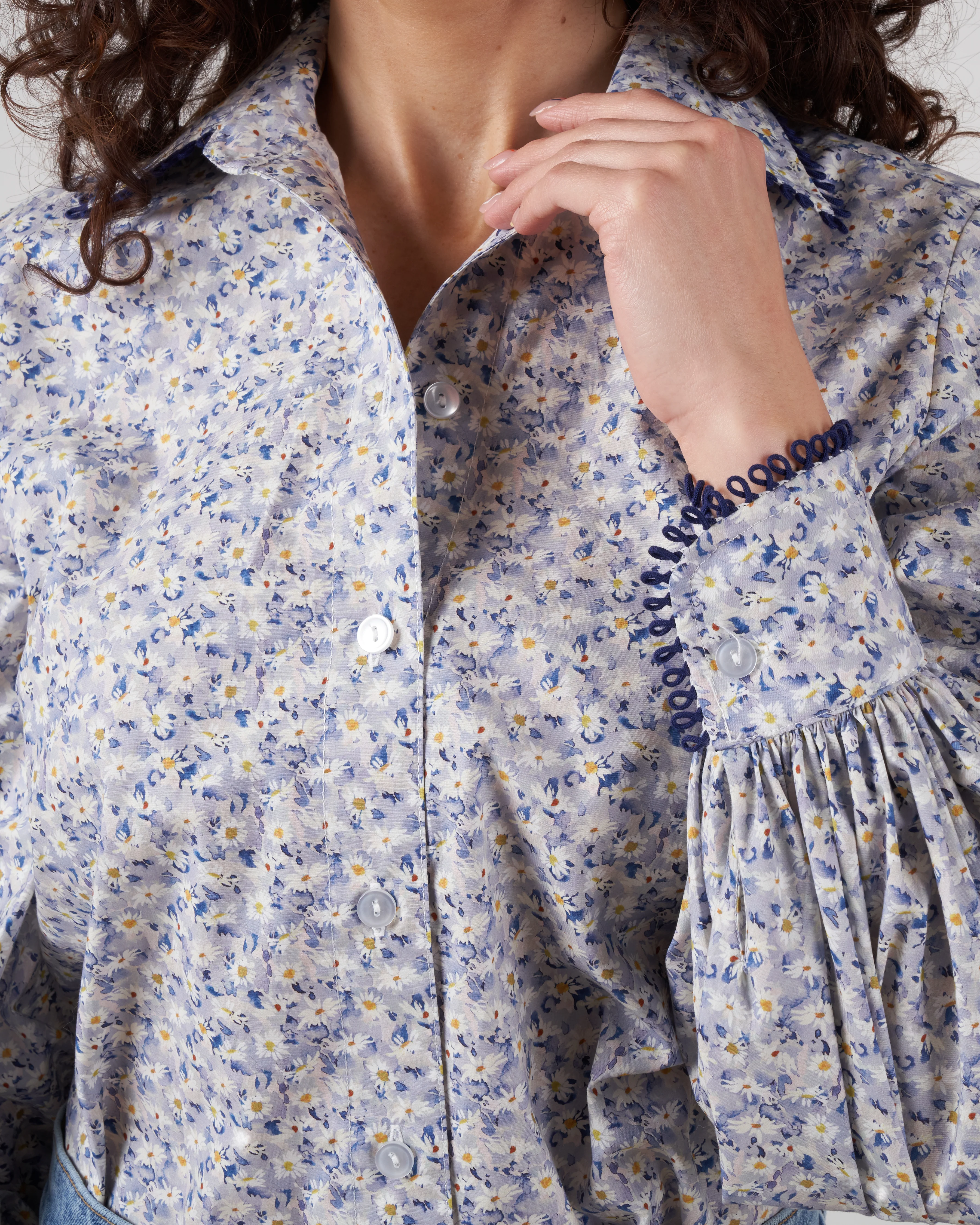 bridger top with loop trim - simones song sky - Image 5
