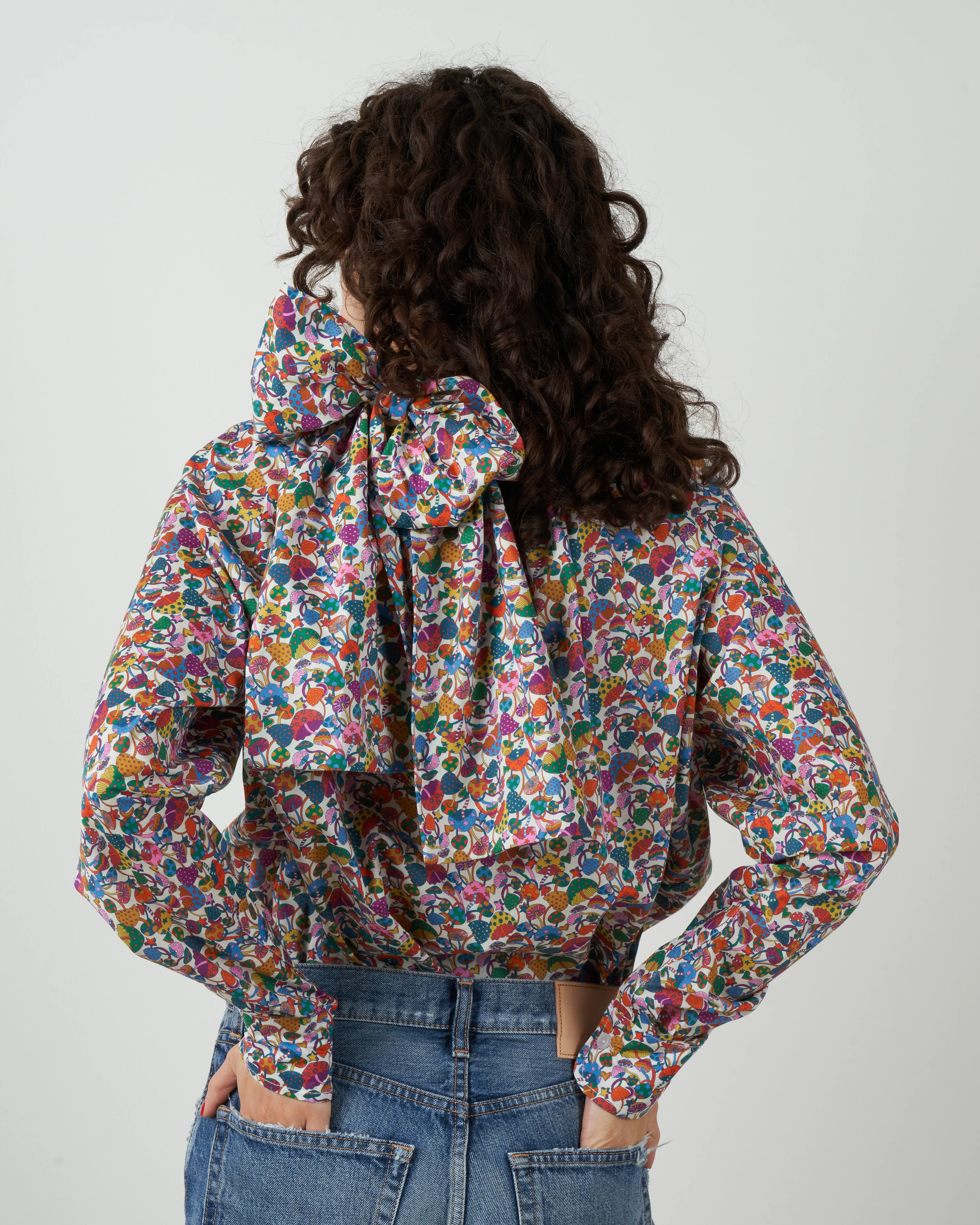 liberty print susie shirt - magic mushroom - Image 3