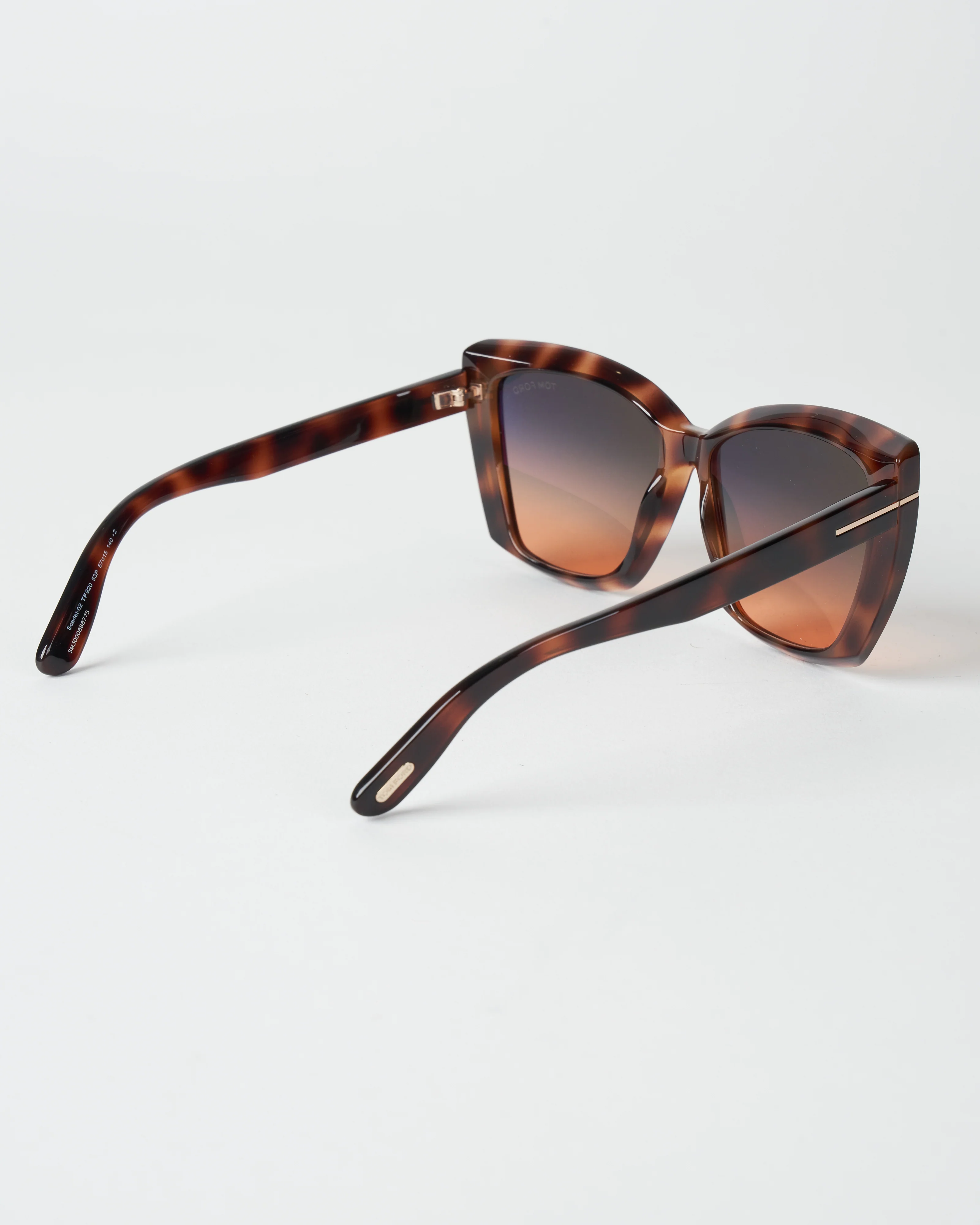 scarlet- shiny medium havana / gradient teal to orange lenses - Image 3