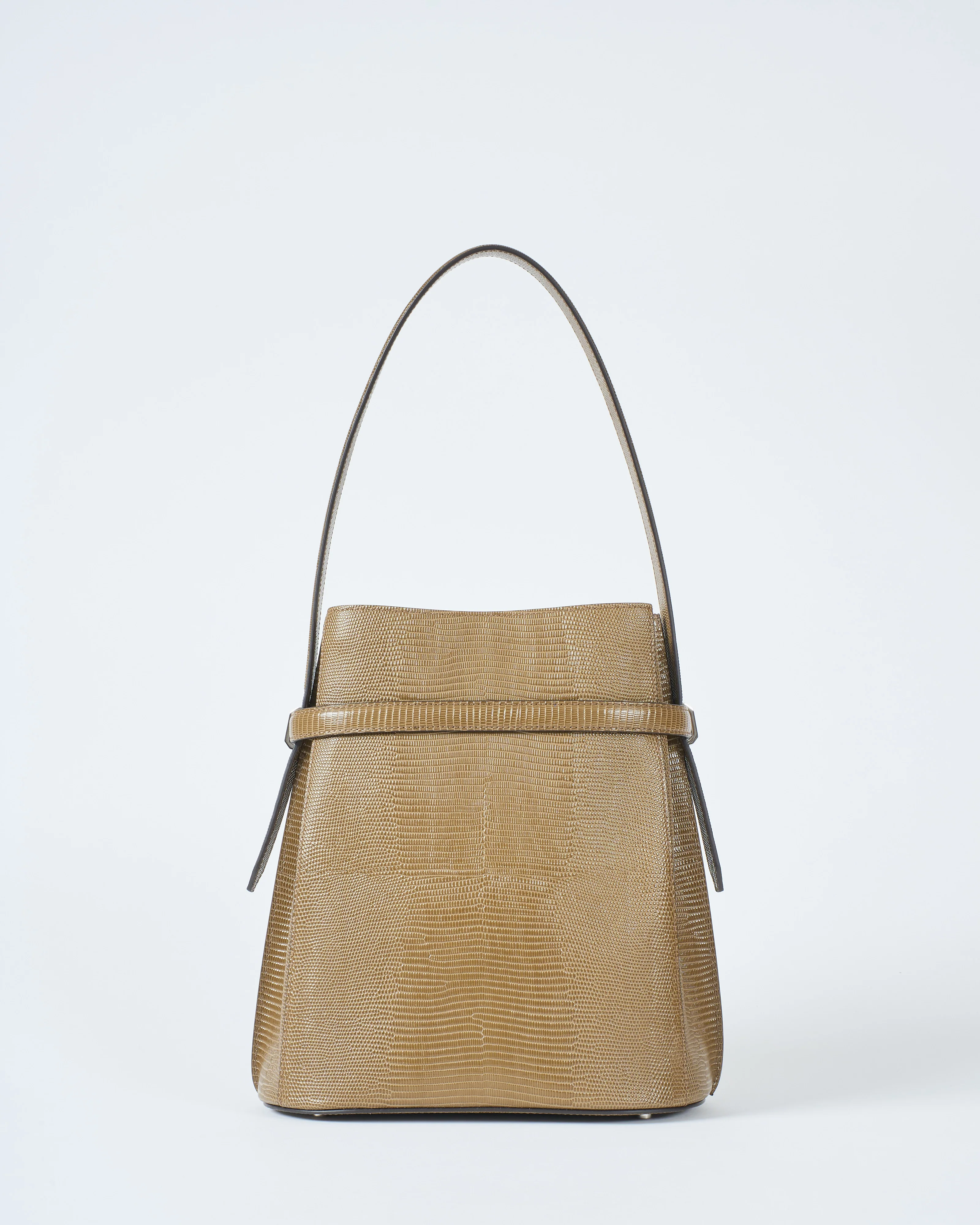 belted lizard embossed bucket bag - Image 3