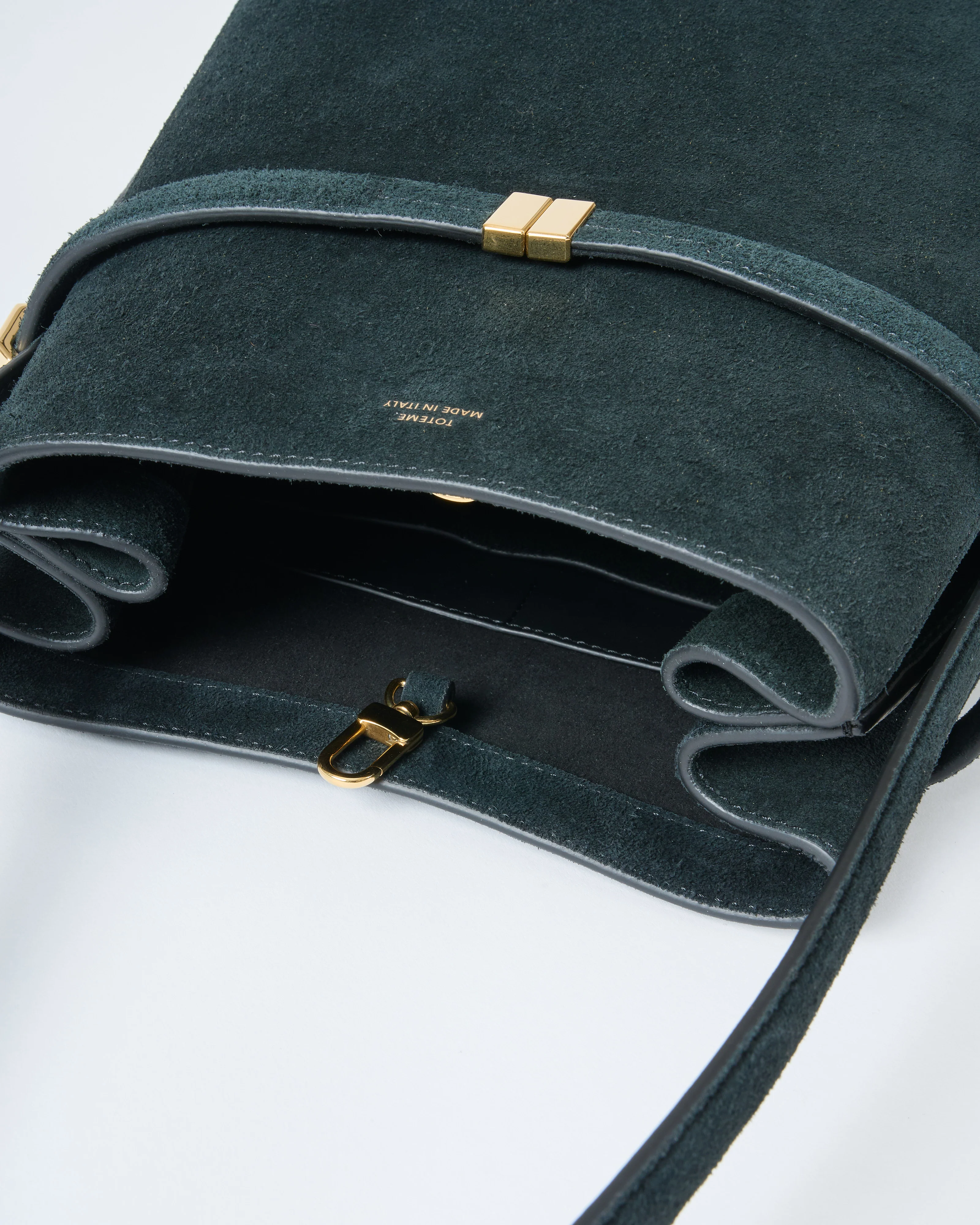 belted suede bucket bag - Image 7