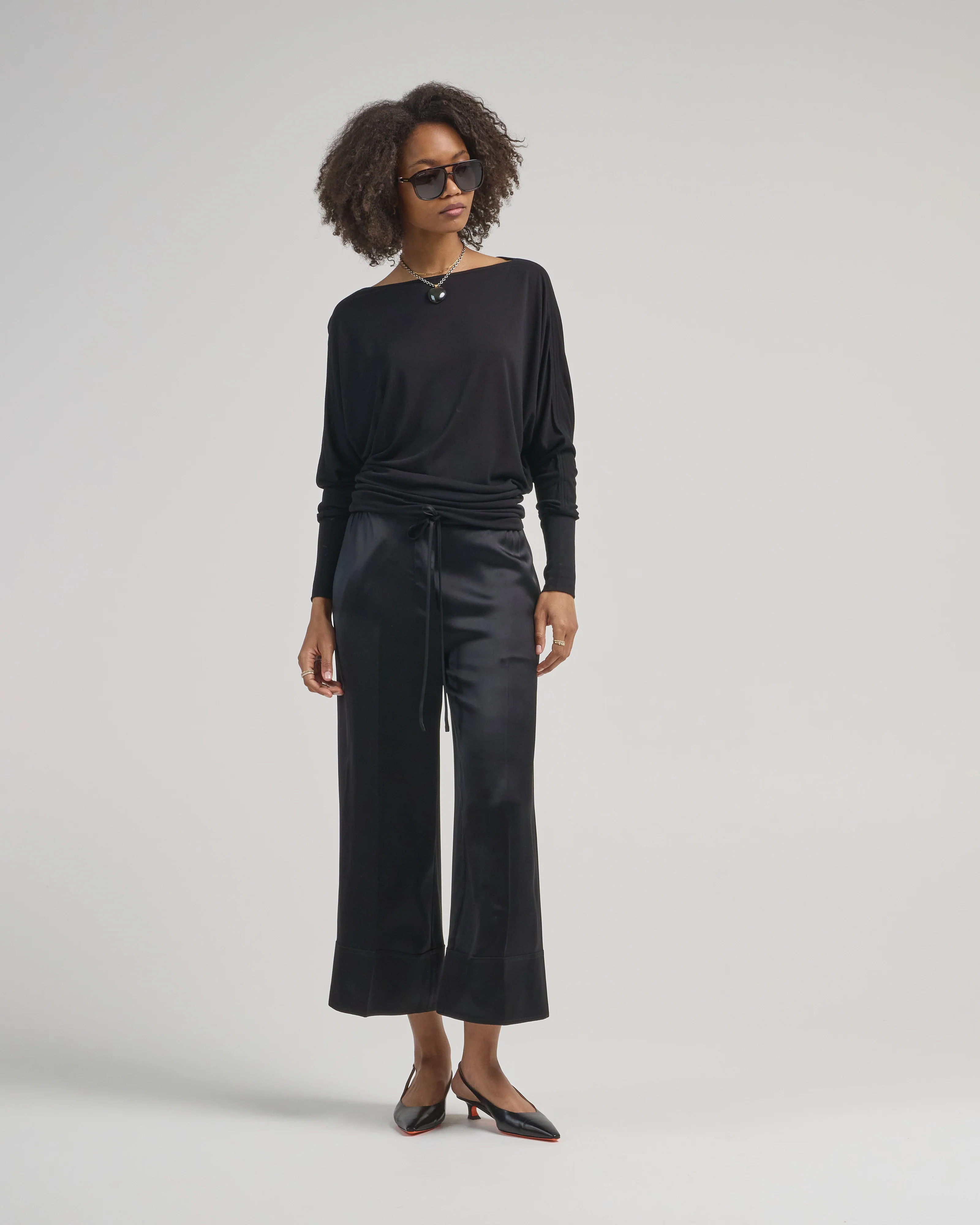 boatneck jersey top - Image 2