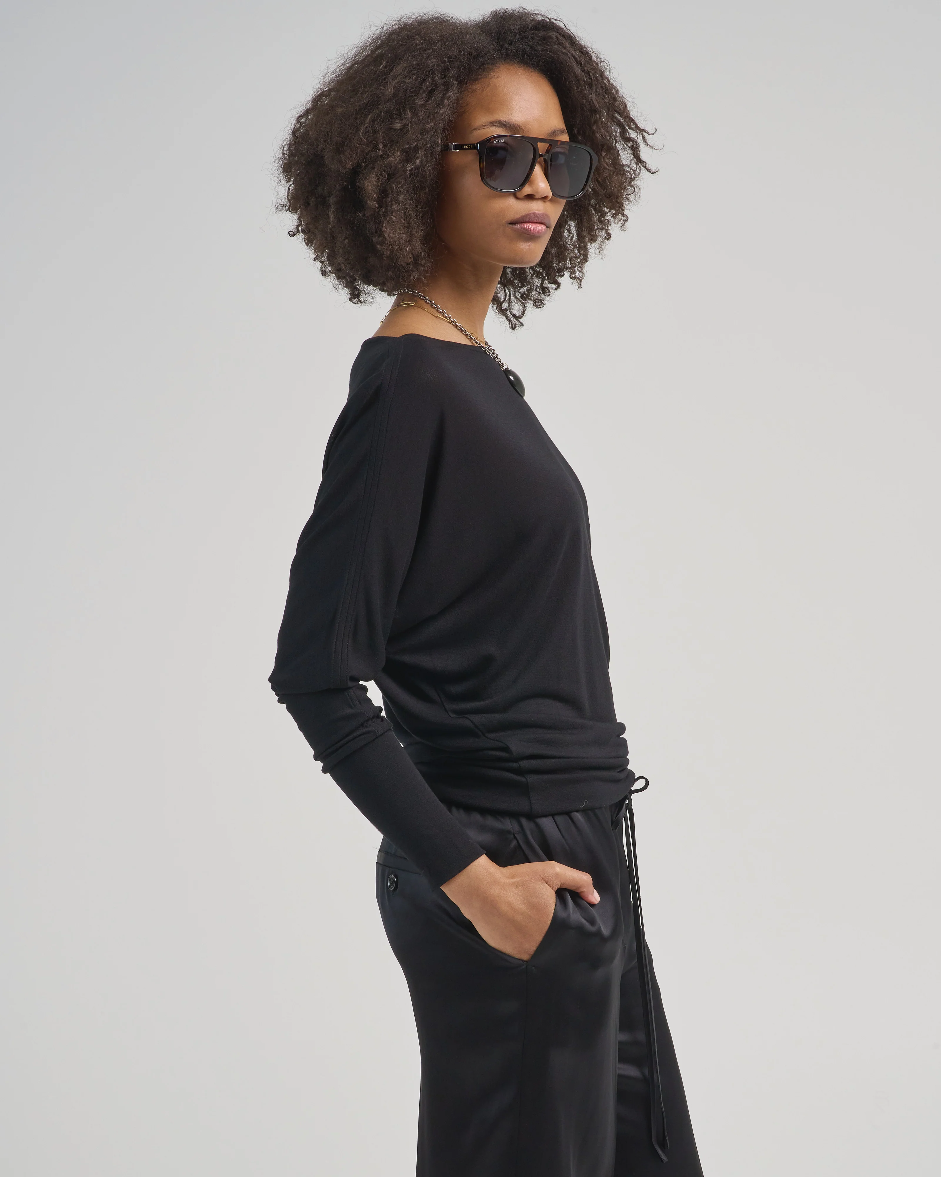 boatneck jersey top - Image 3