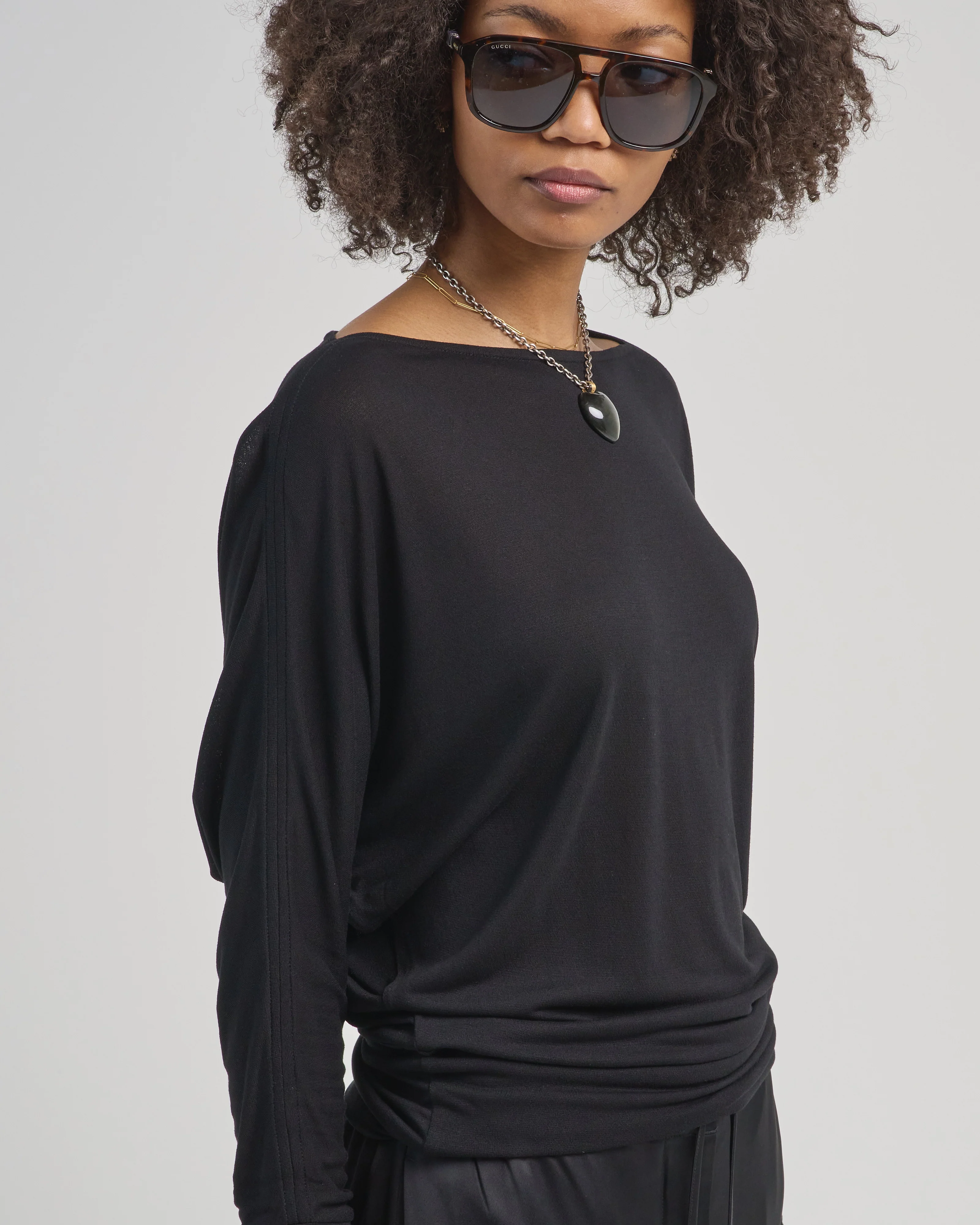boatneck jersey top - Image 5
