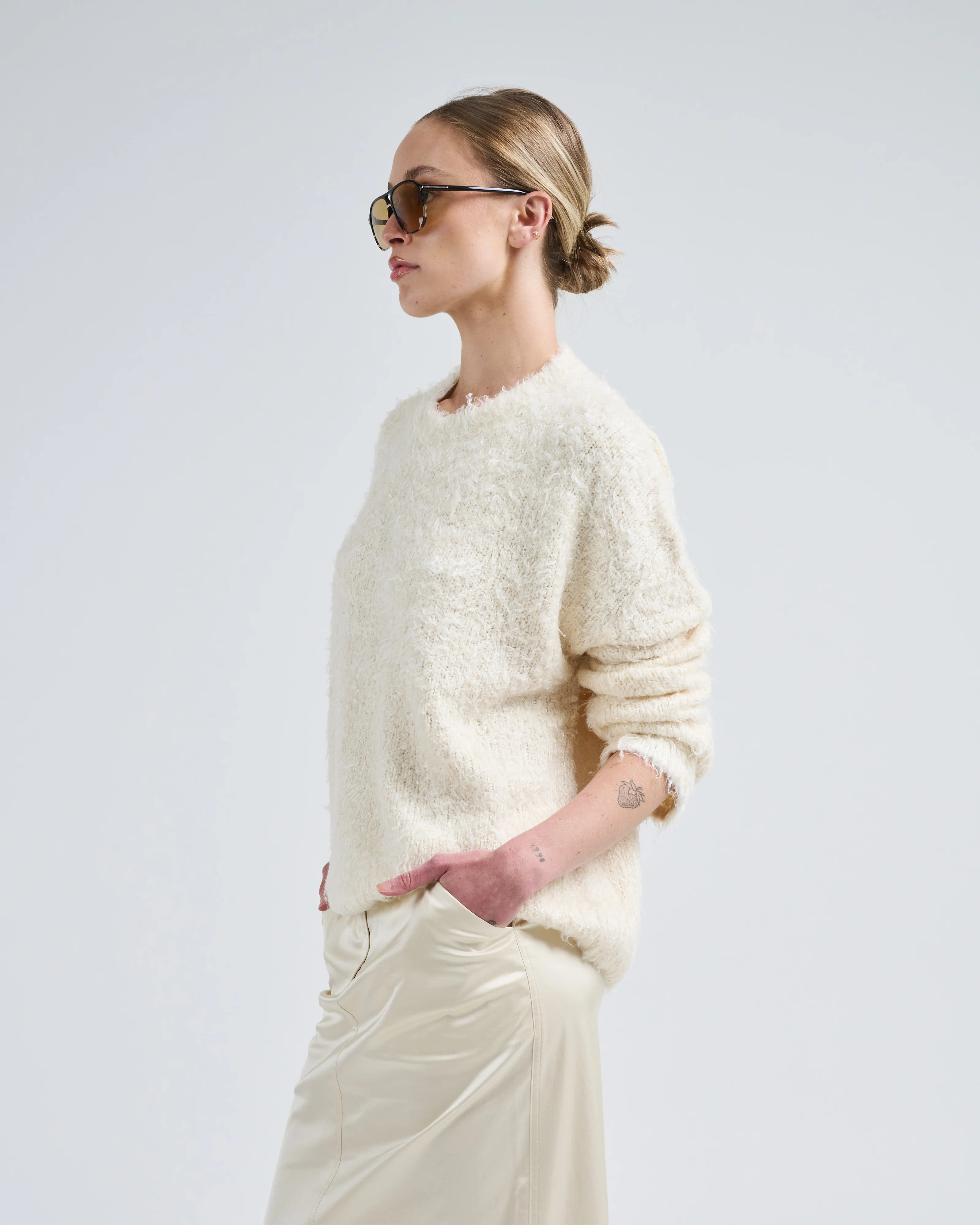 boxy silk knit - Image 4