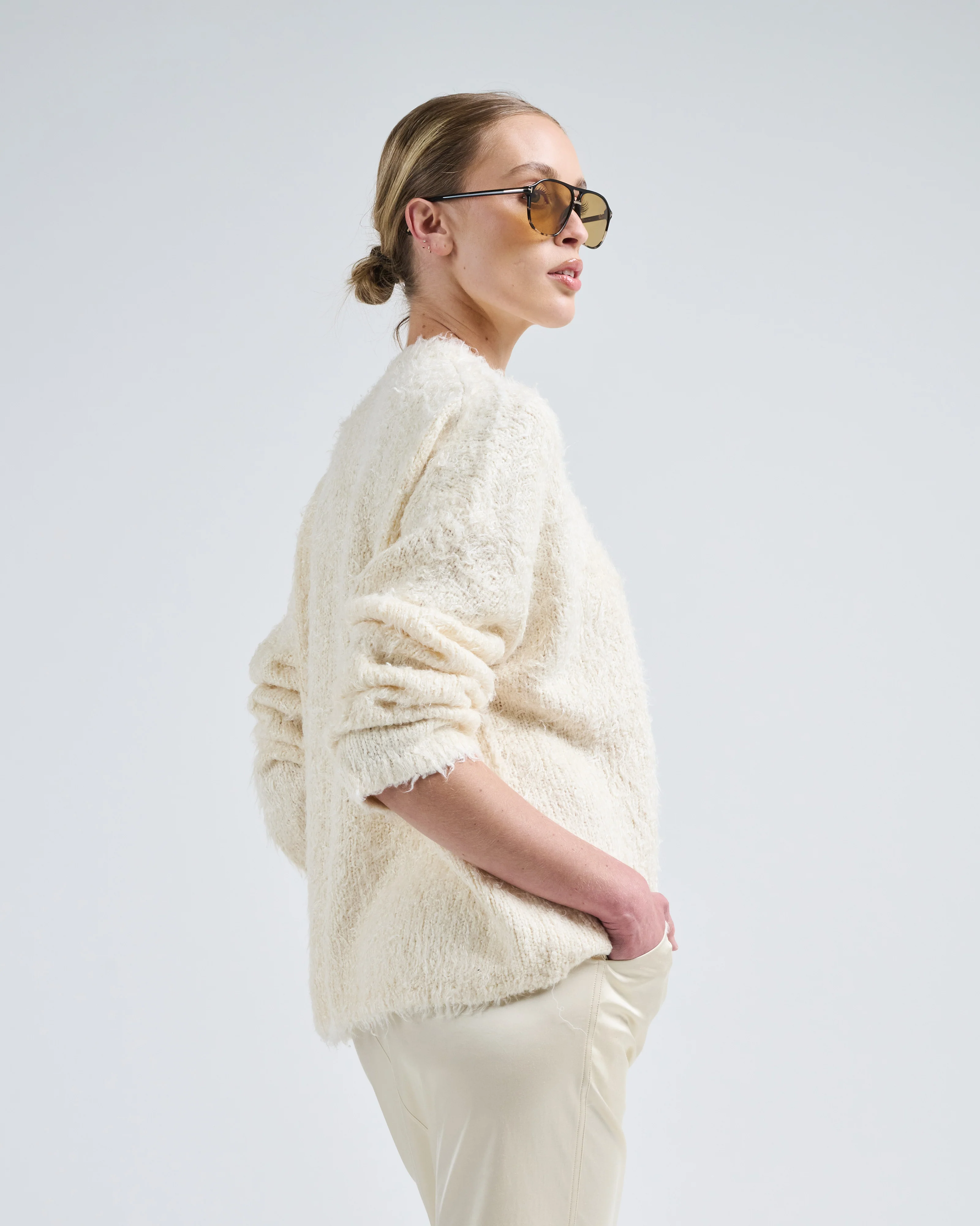 boxy silk knit - Image 5
