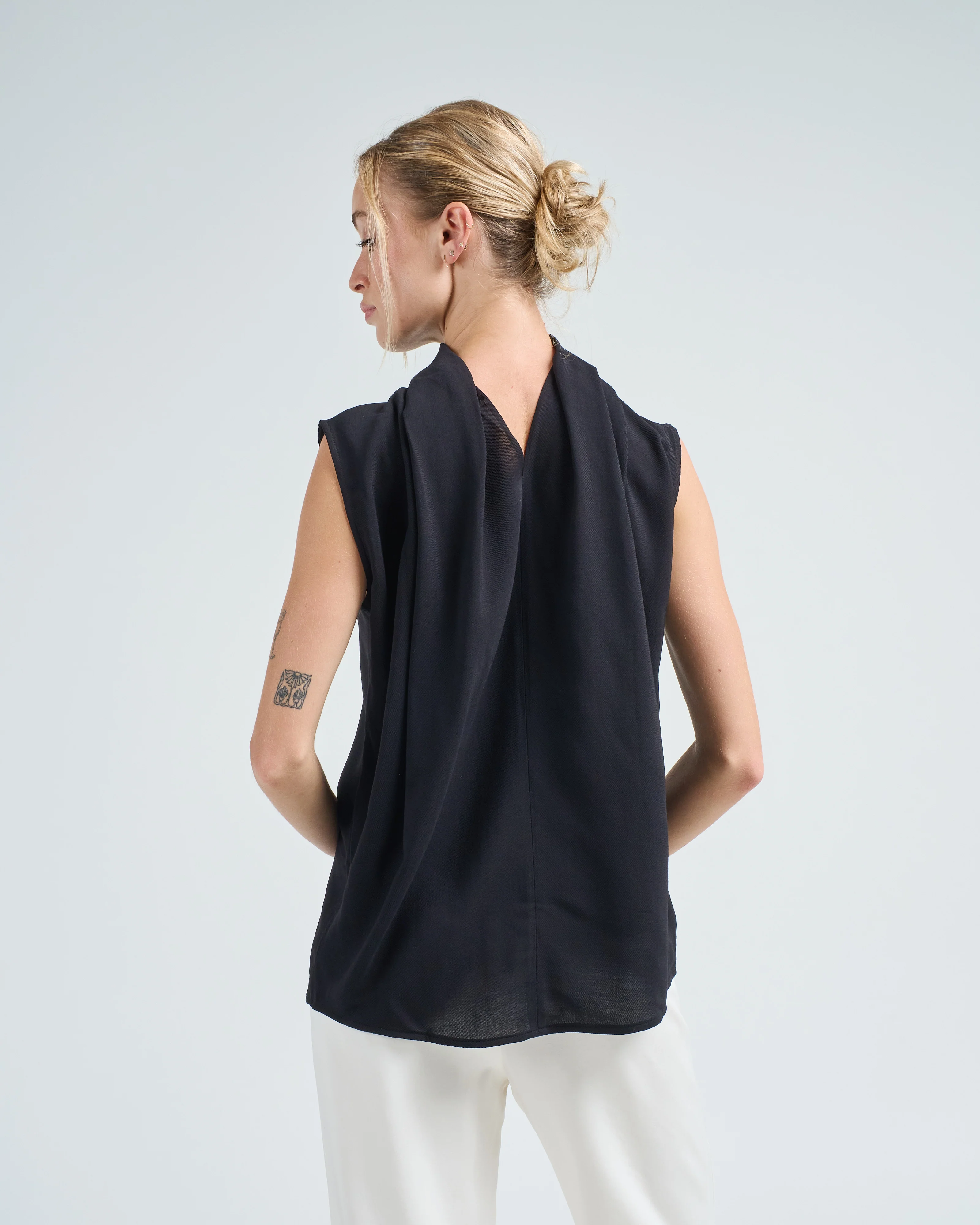 cocoon cape blouse - Image 2