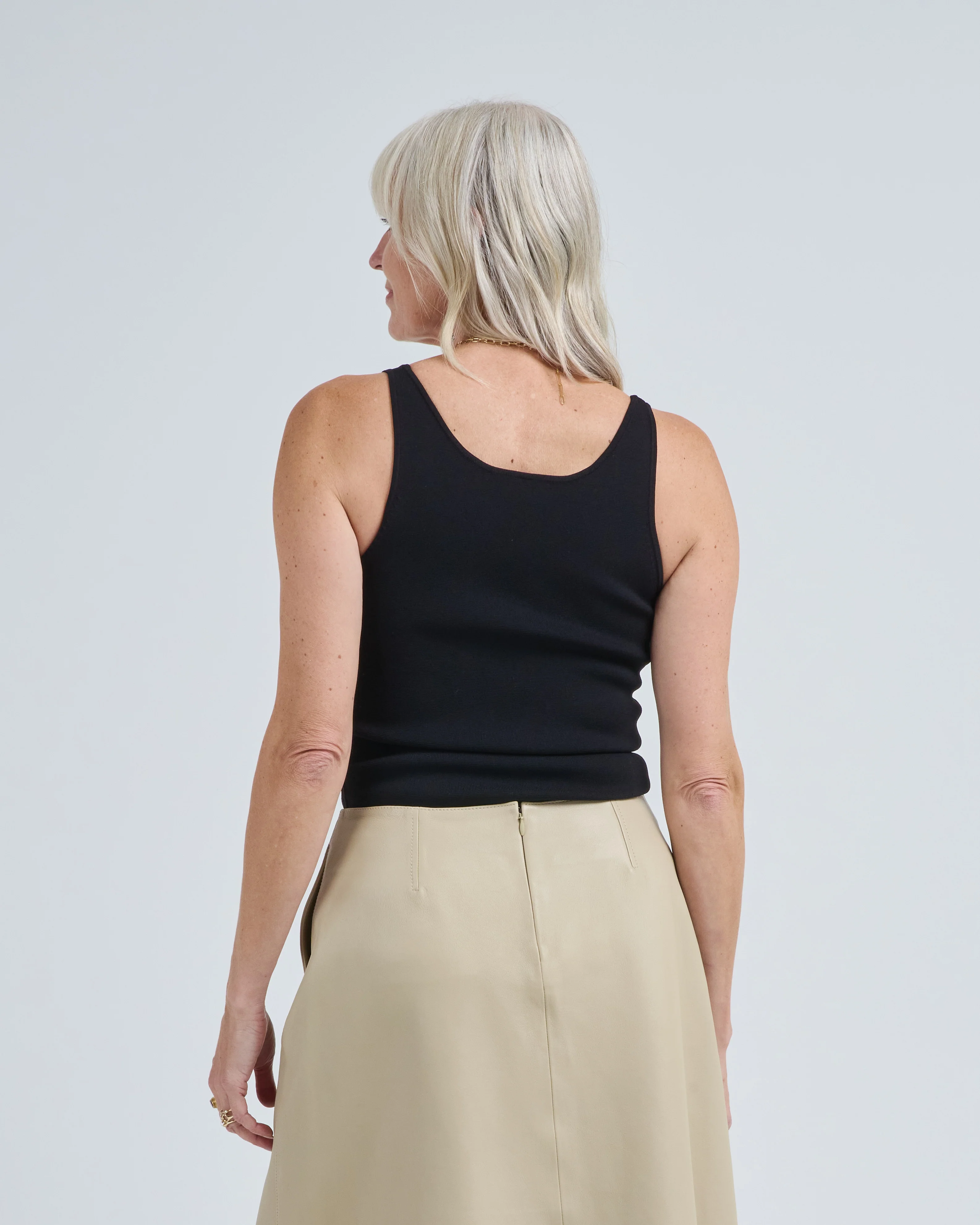 compact knit tank - Image 3
