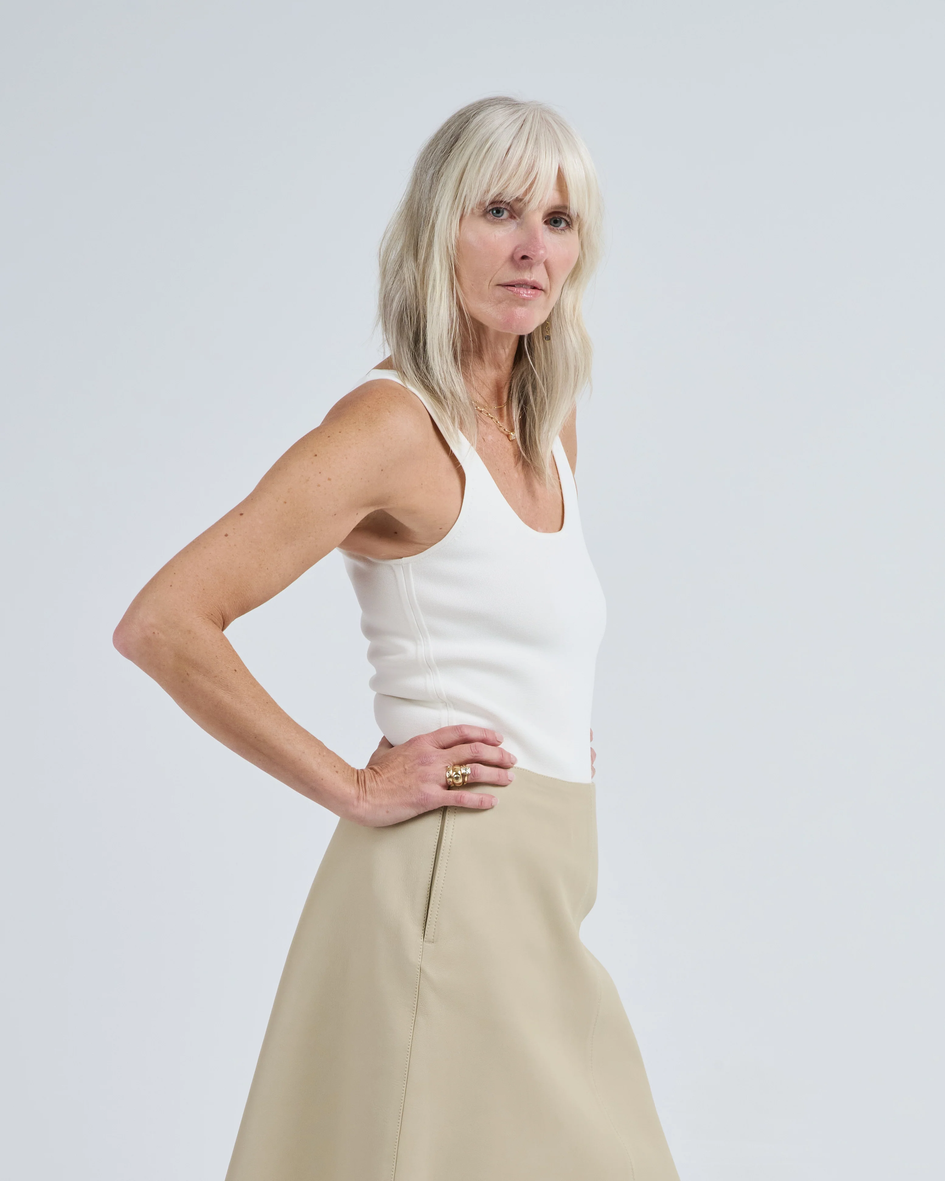 compact knit tank - Image 2