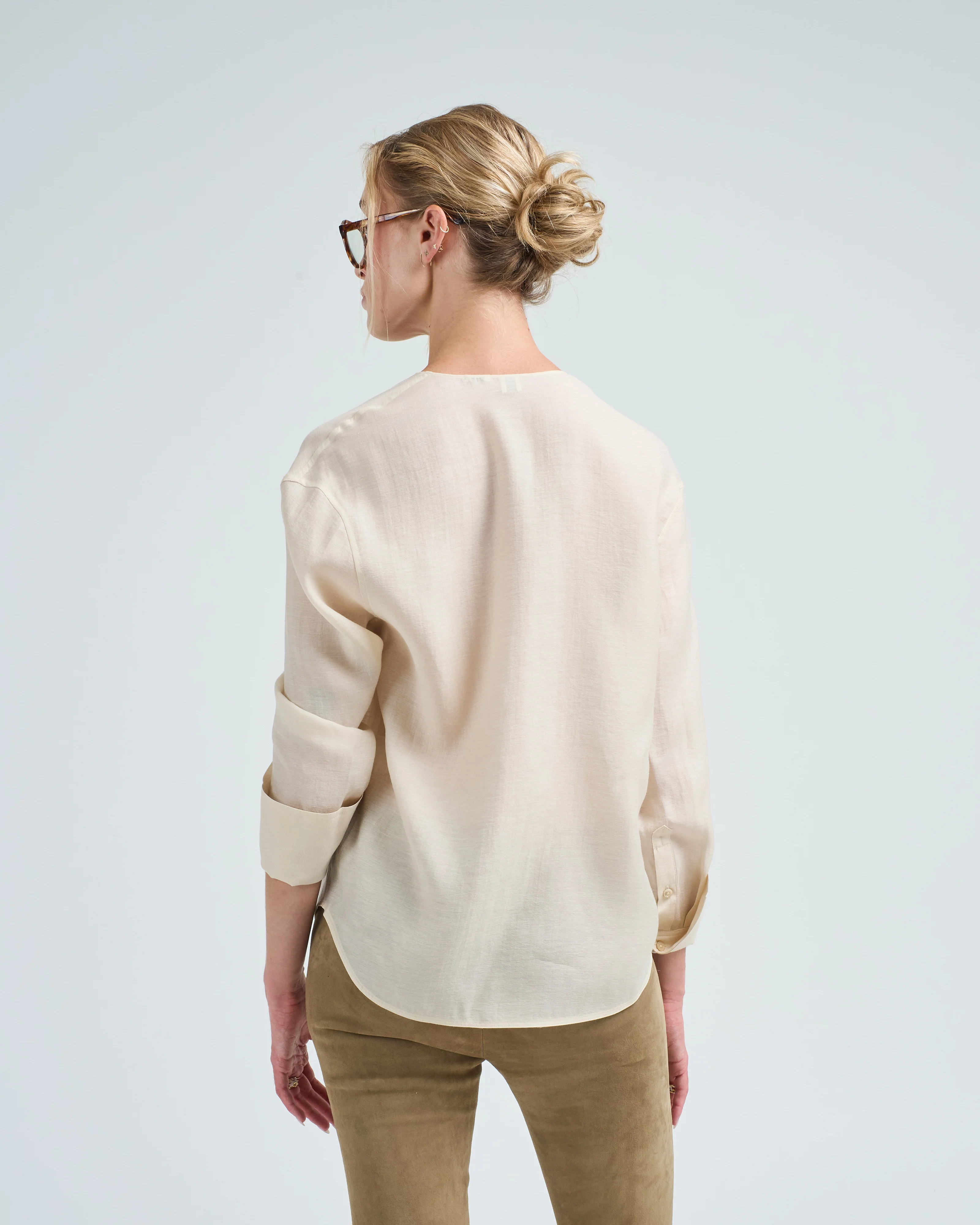 cowl blouse - Image 4