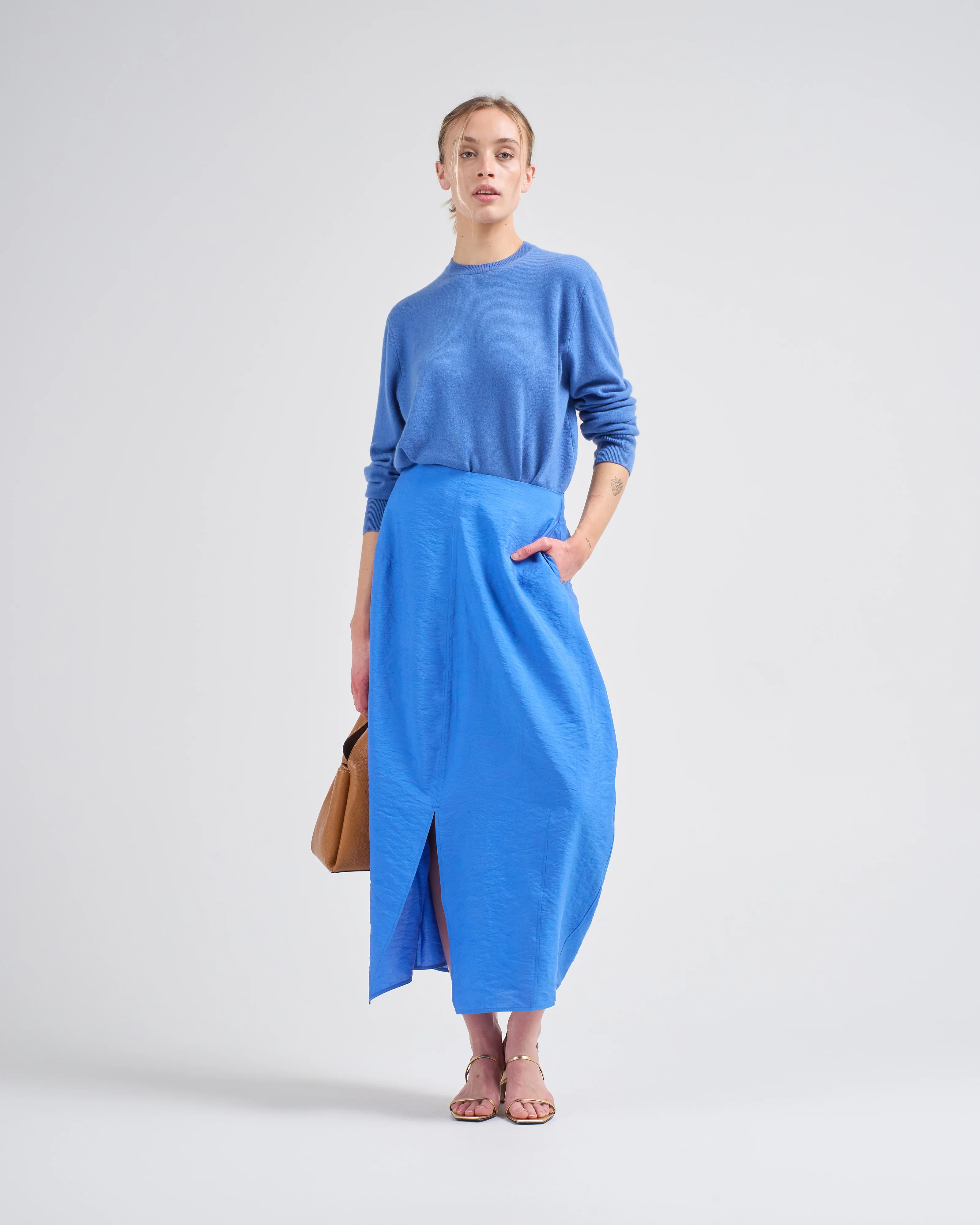 crew neck cashmere knit - Image 2