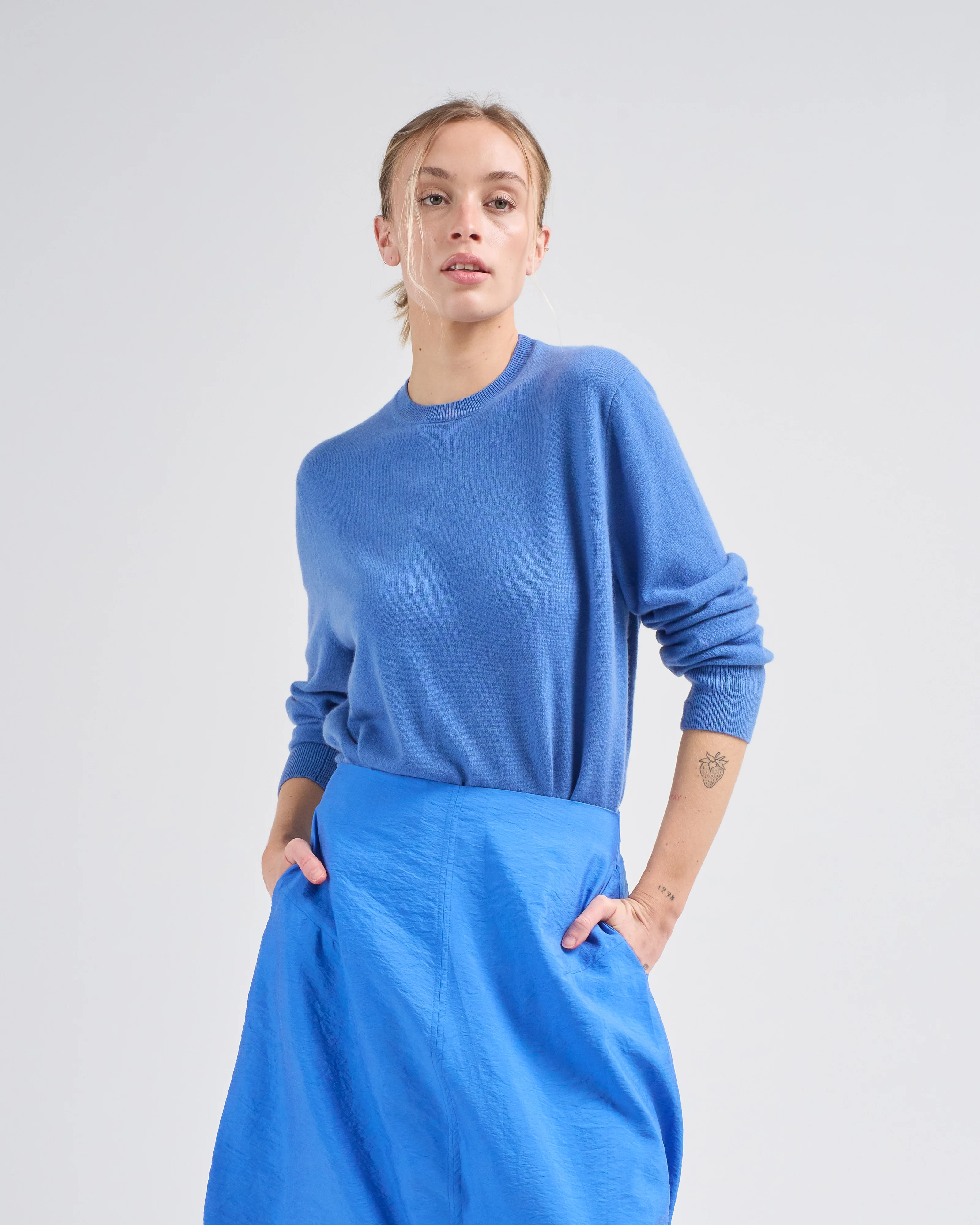 crew neck cashmere knit - Image 3
