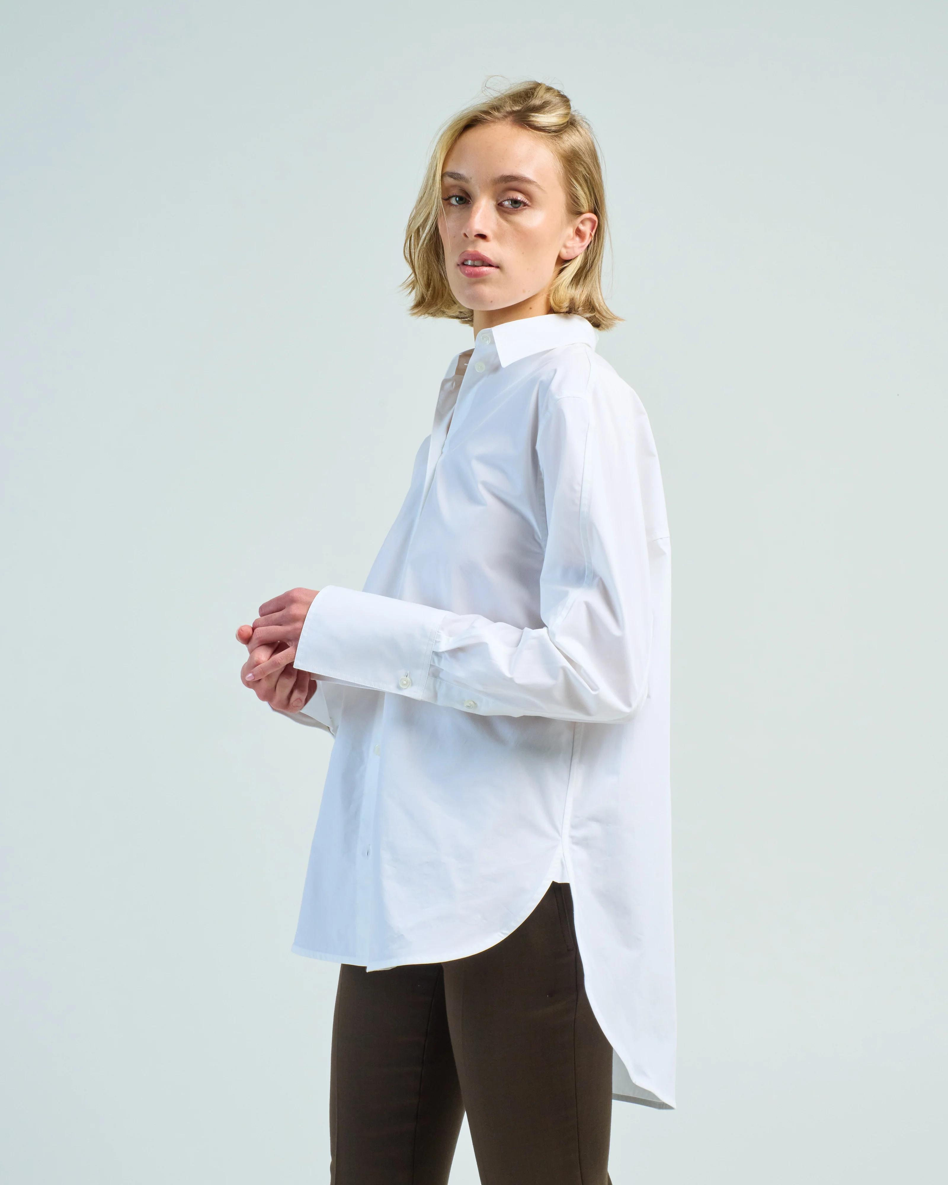 double cuff tuxedo shirt - Image 3