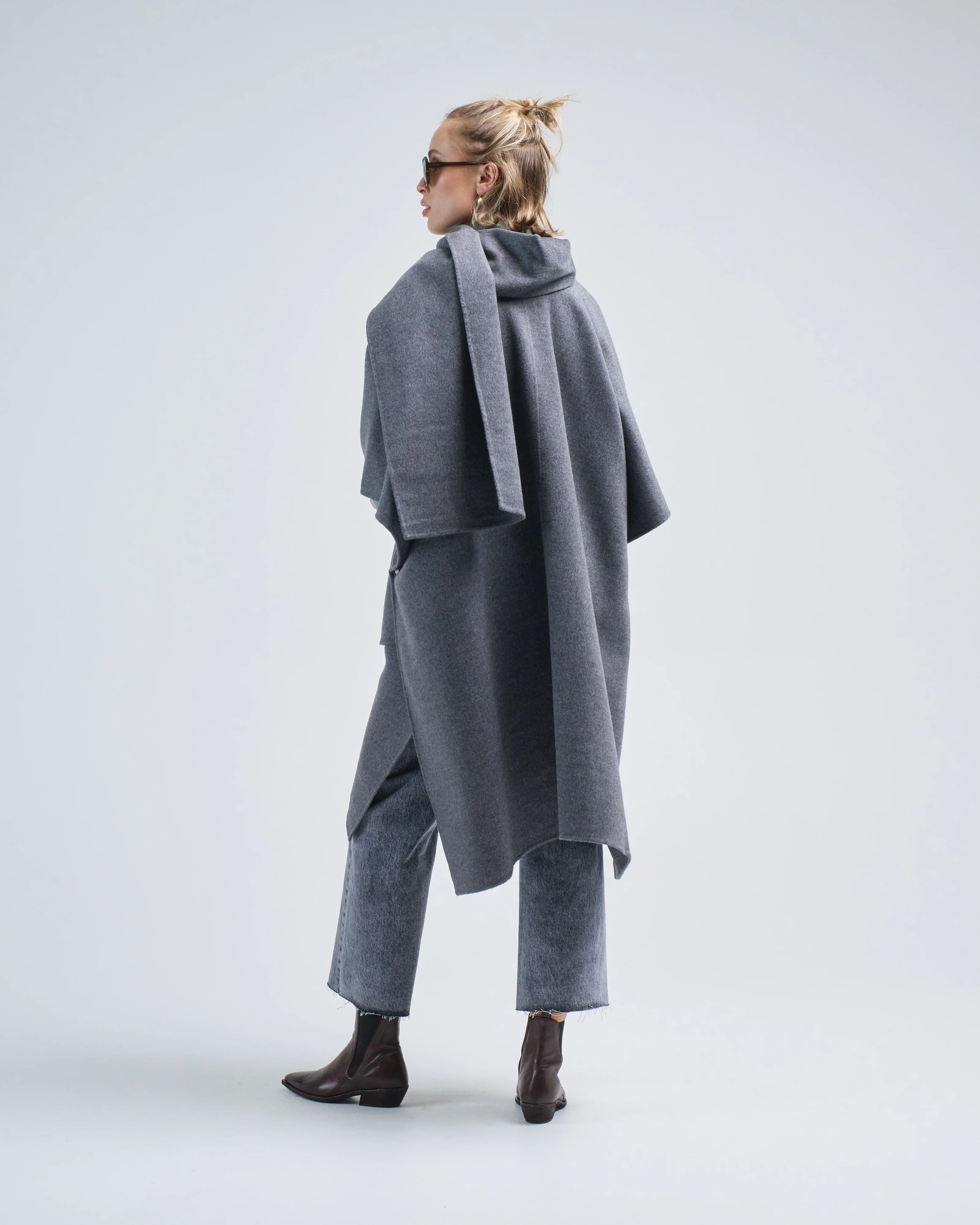 doublé scarf coat - Image 6