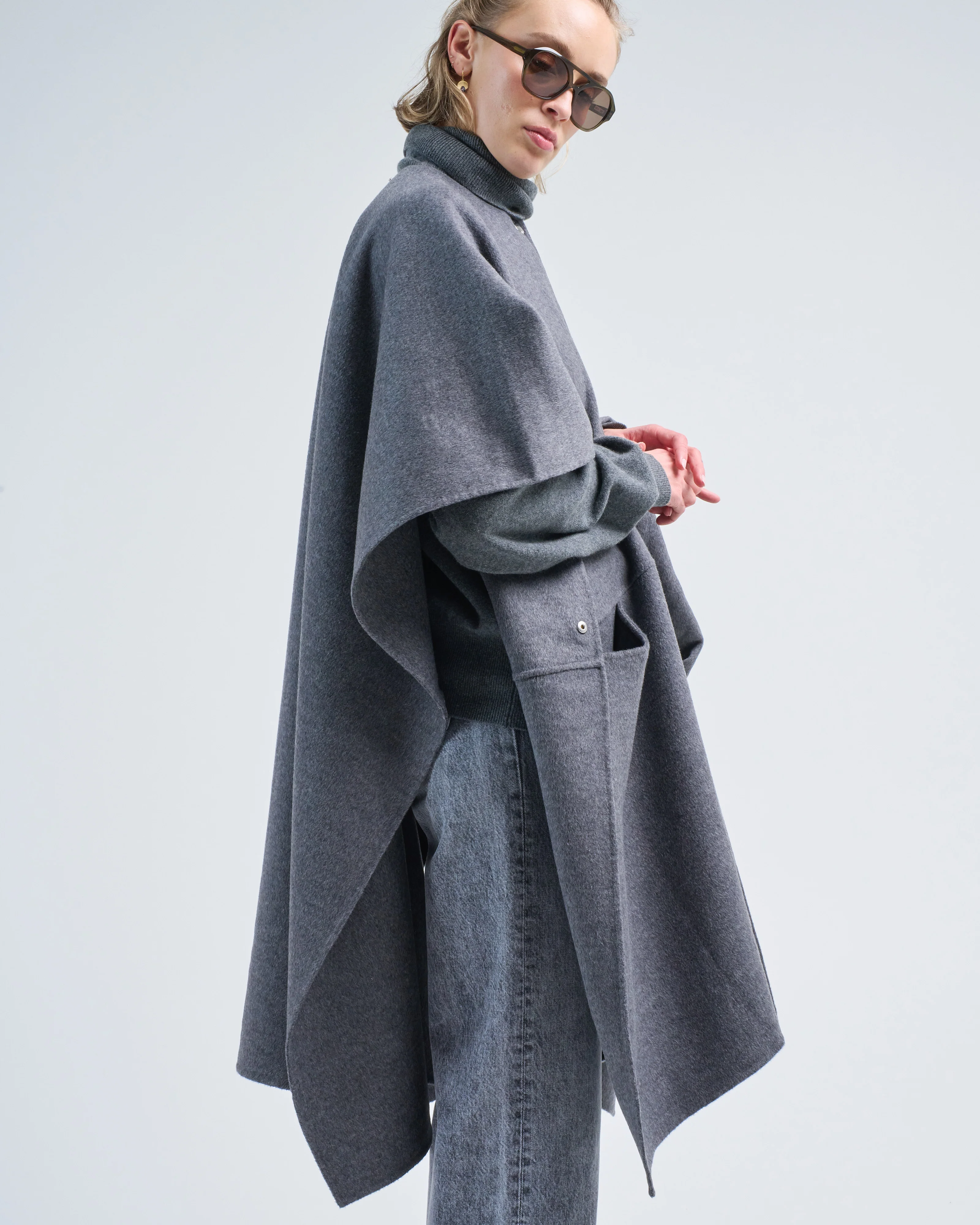 doublé scarf coat - Image 7