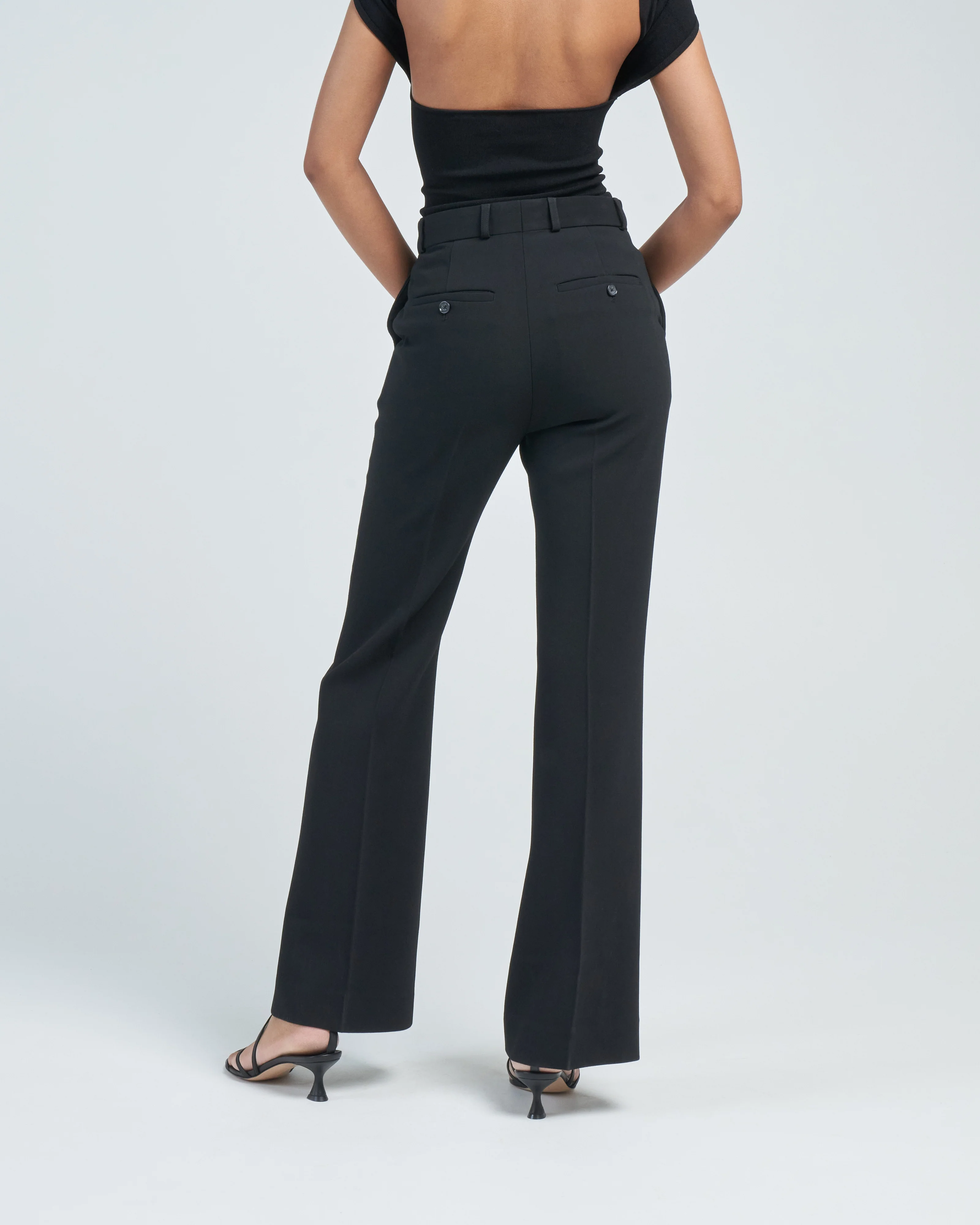 flared evening trousers - Image 4