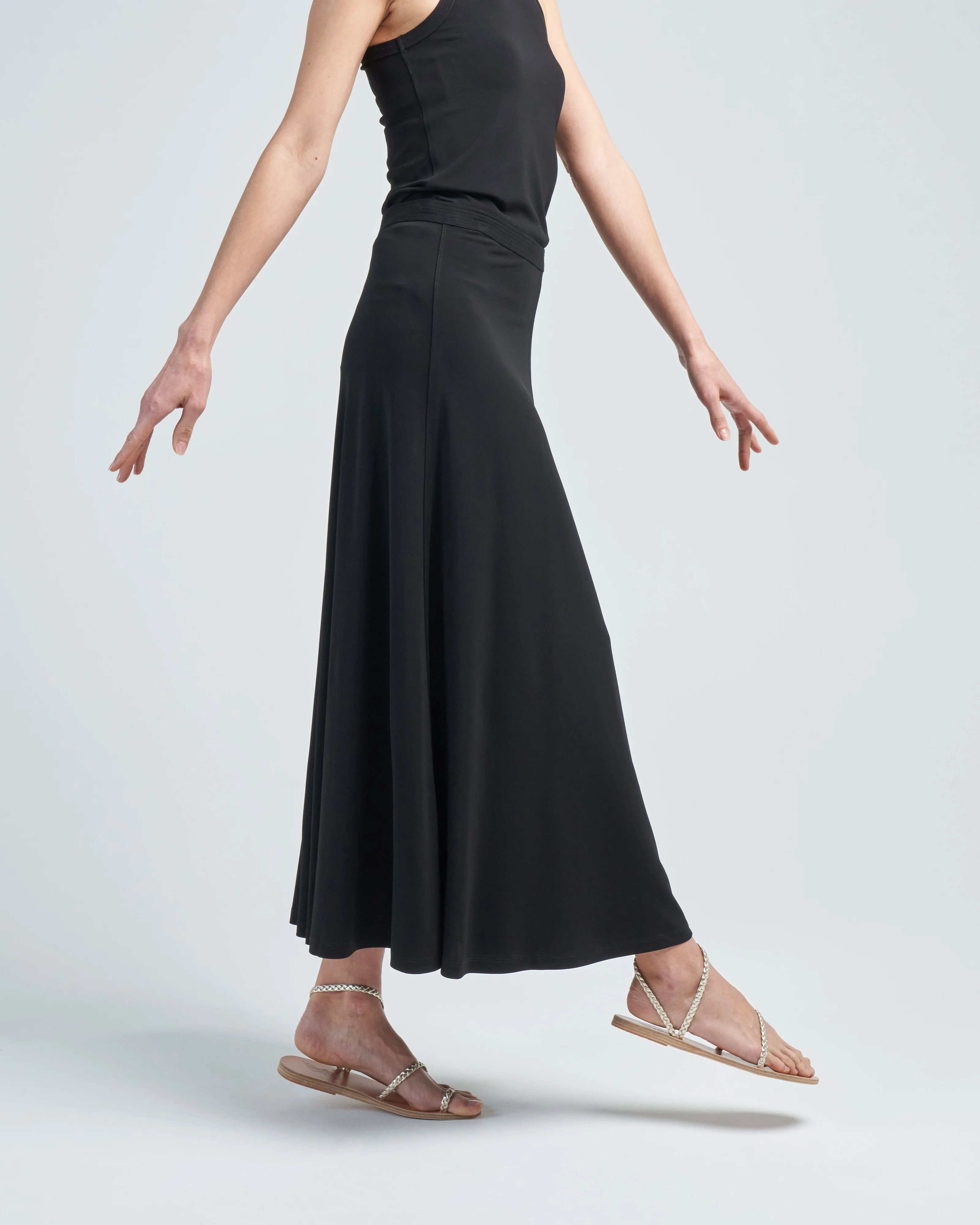 fluid jersey skirt - Image 3