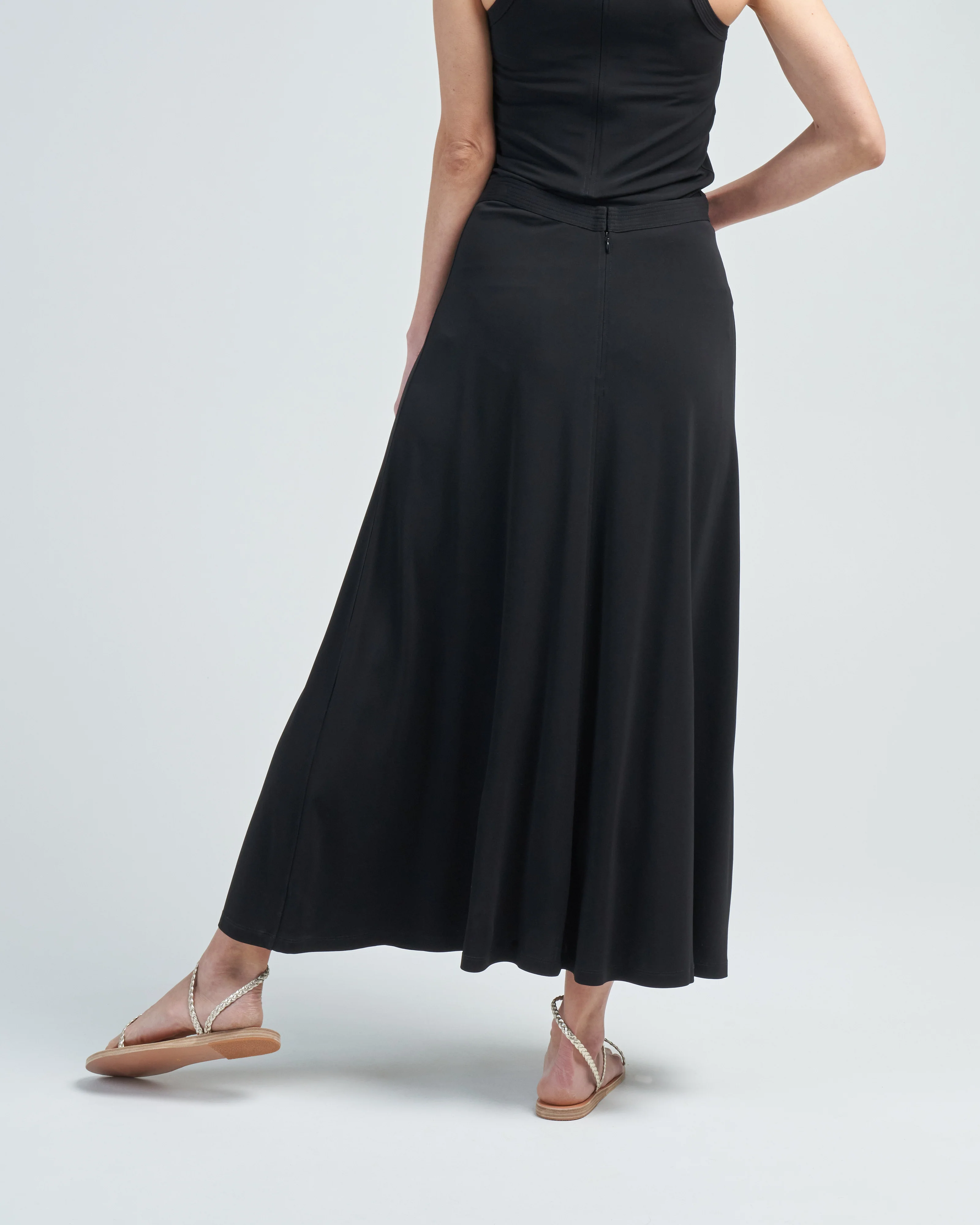 fluid jersey skirt - Image 4
