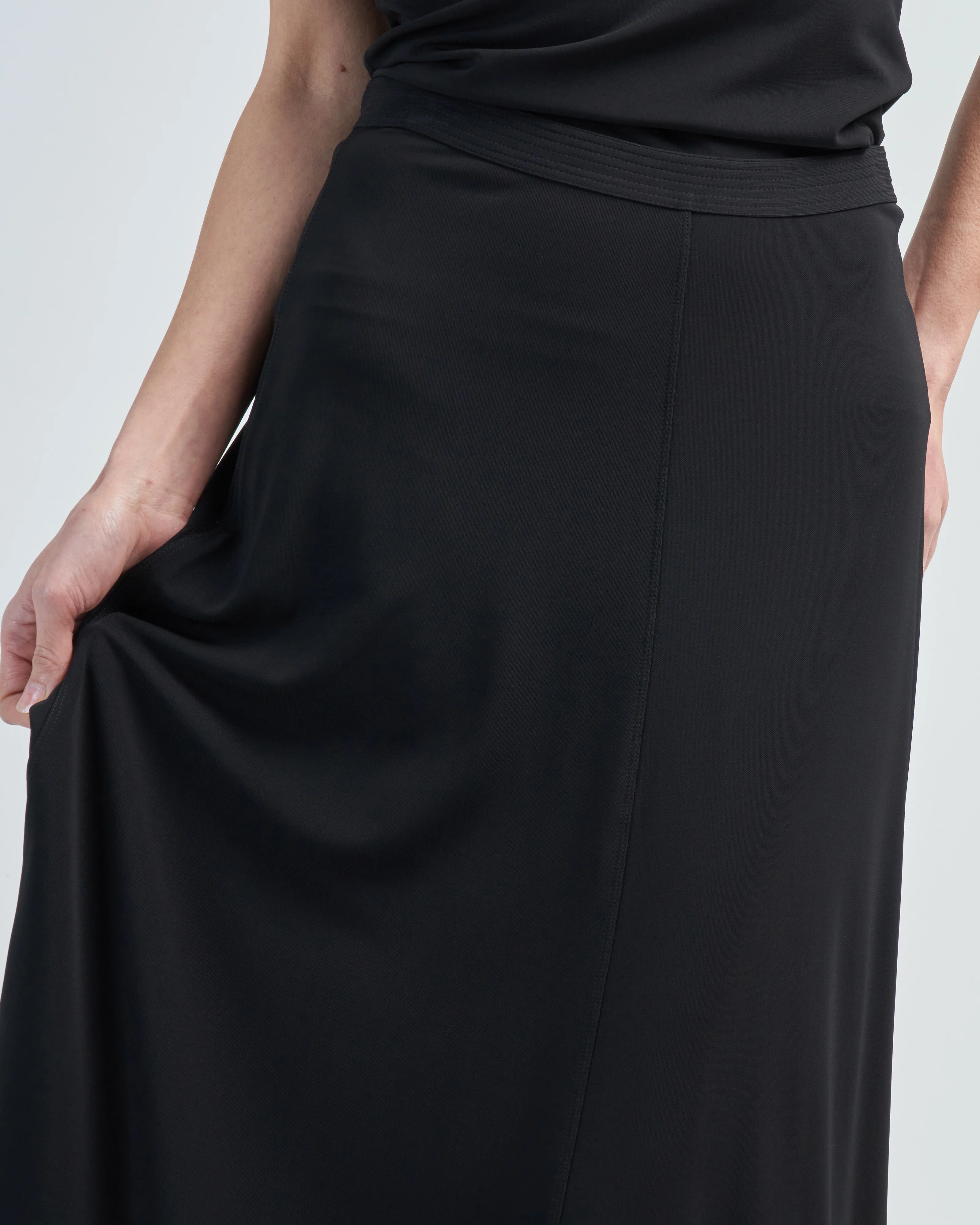 fluid jersey skirt - Image 5