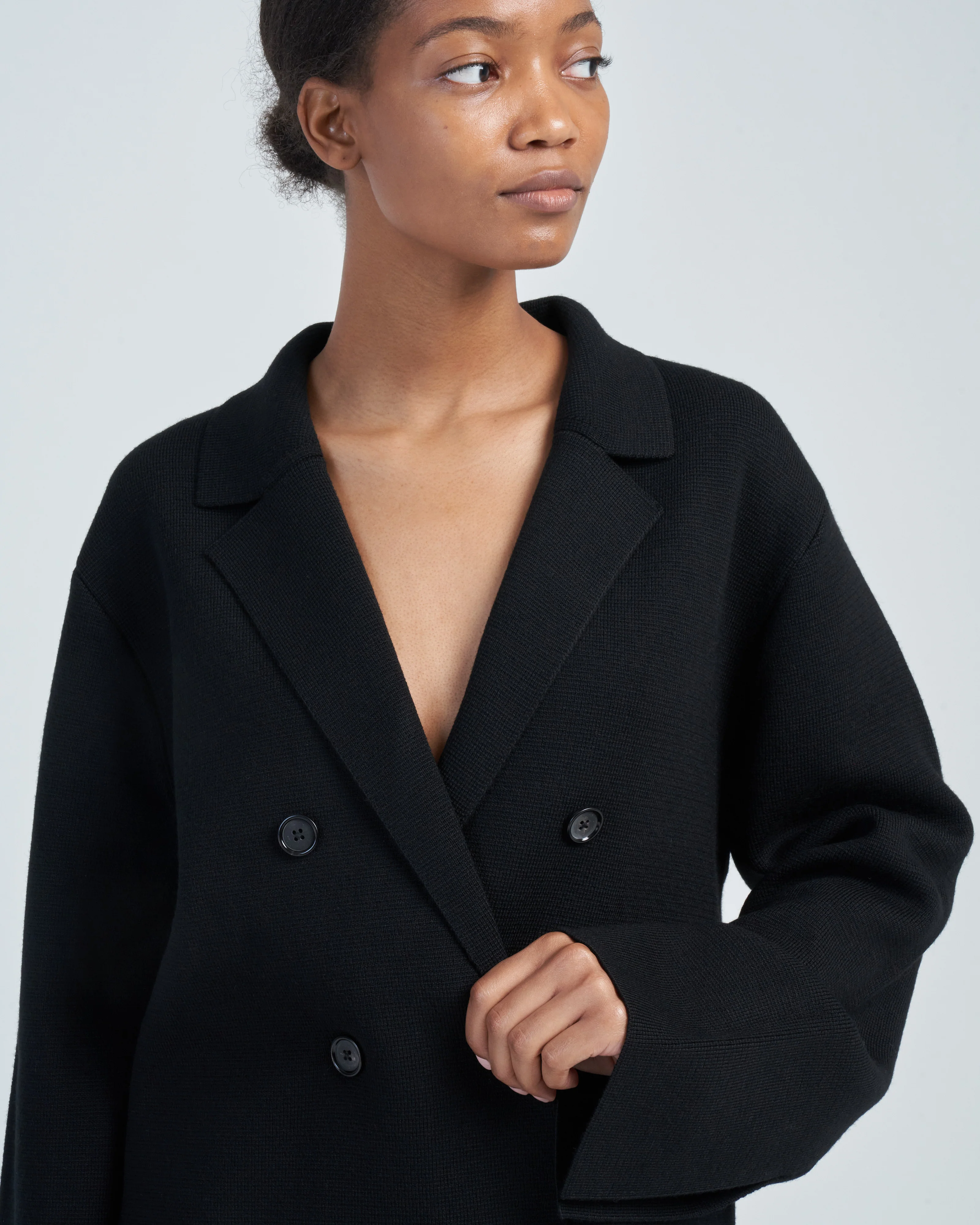 knitted wool blazer - Image 5