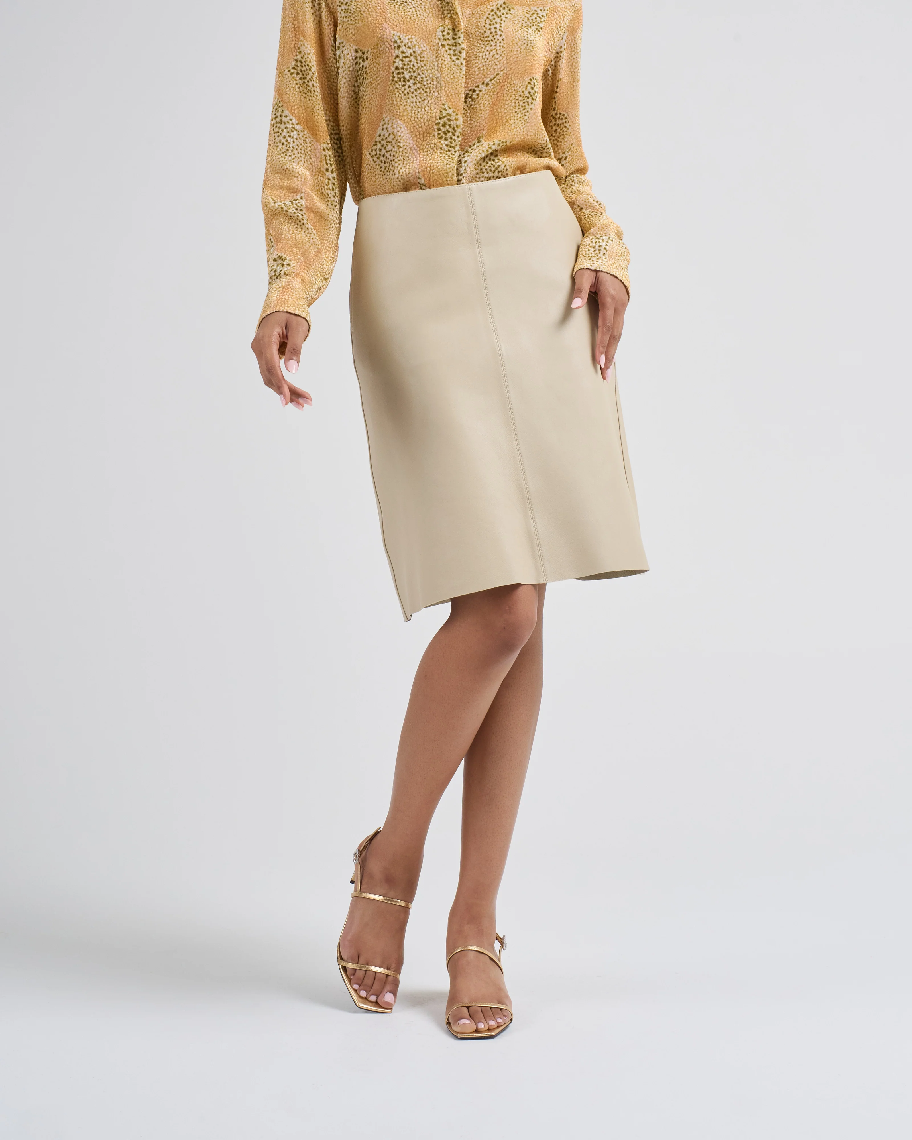 leather skirt - Image 2