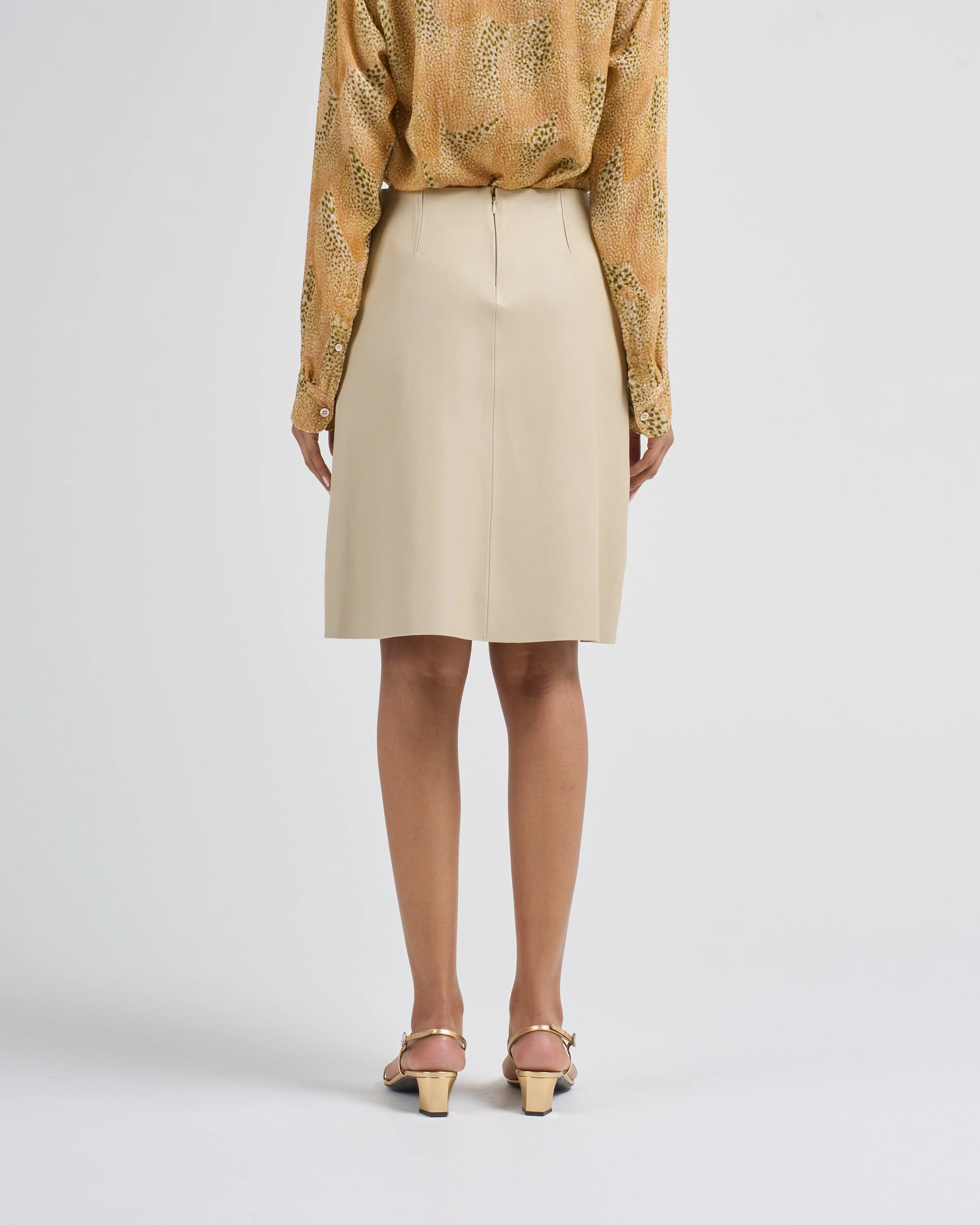 leather skirt - Image 4
