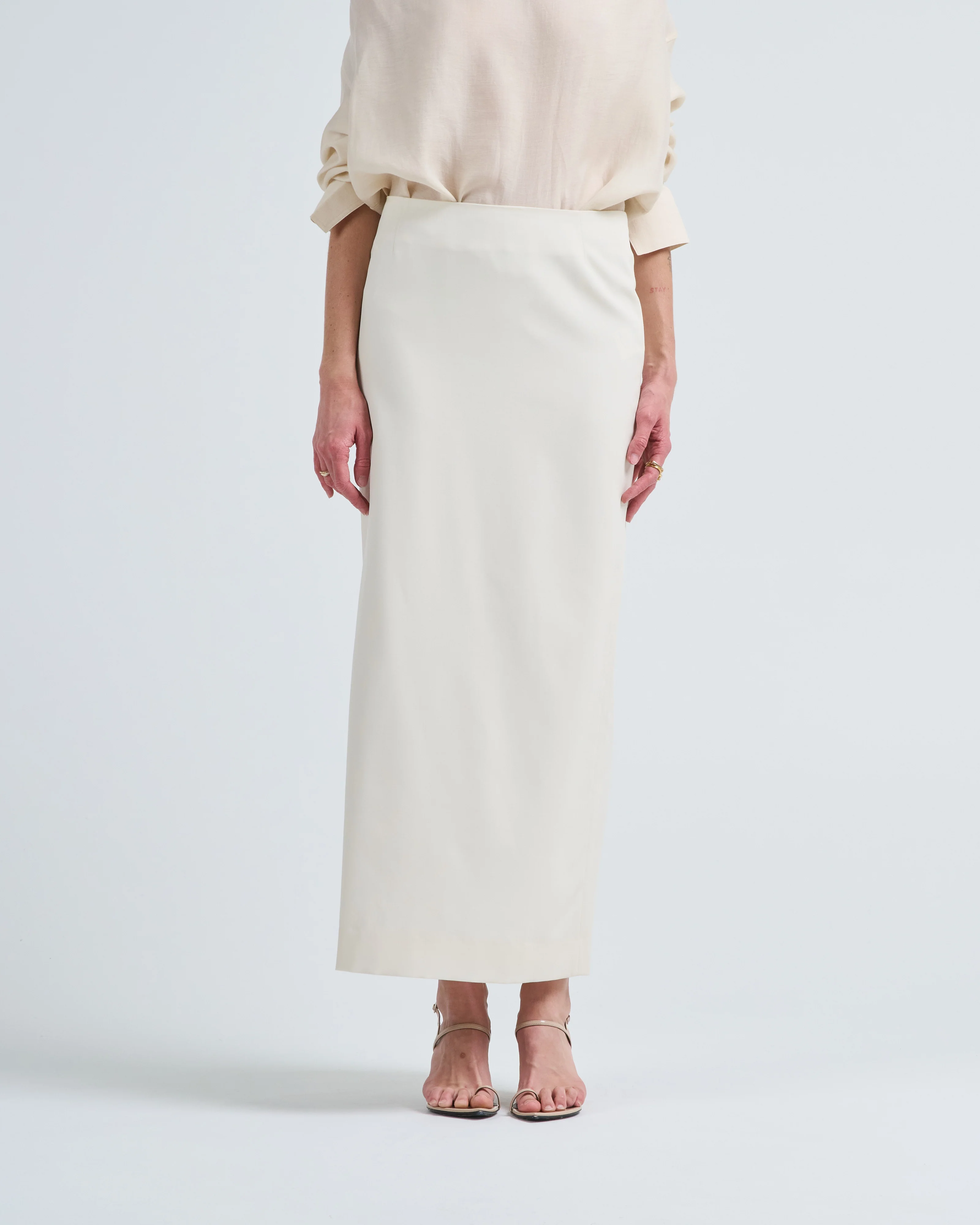 light wool skirt - Image 2