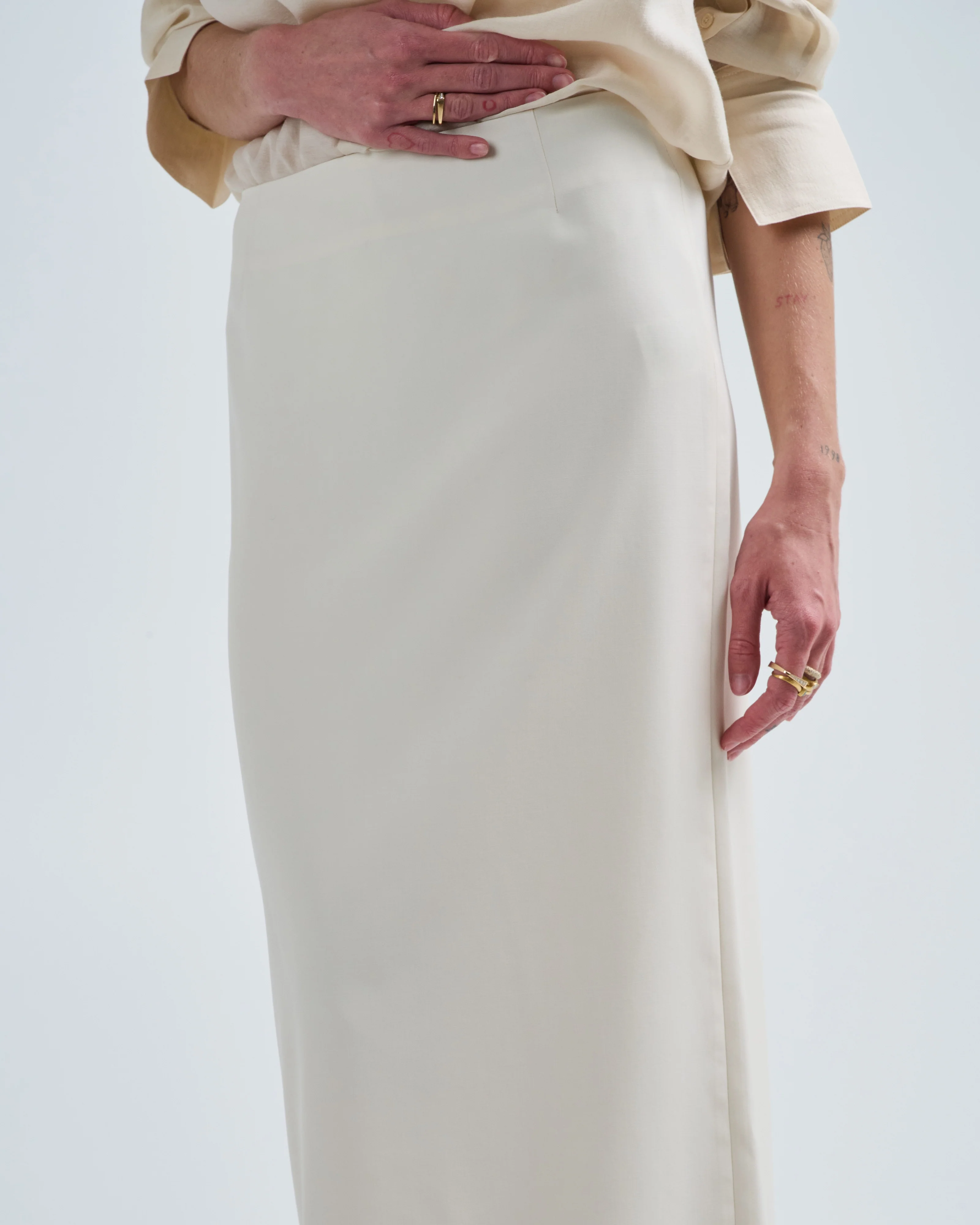 light wool skirt - Image 5